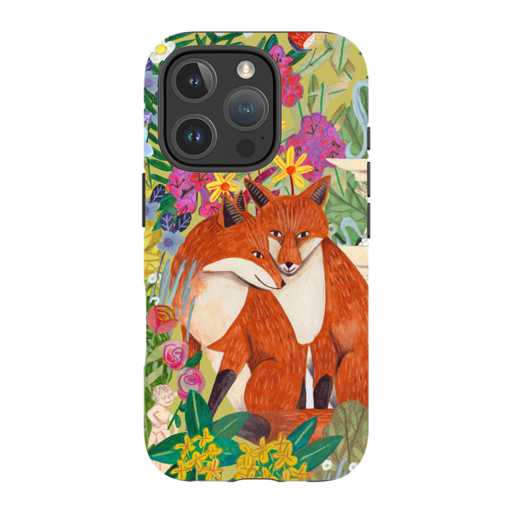 iPhone MagSafe Tough Case -  Foxes By Caroline Bonne Muller