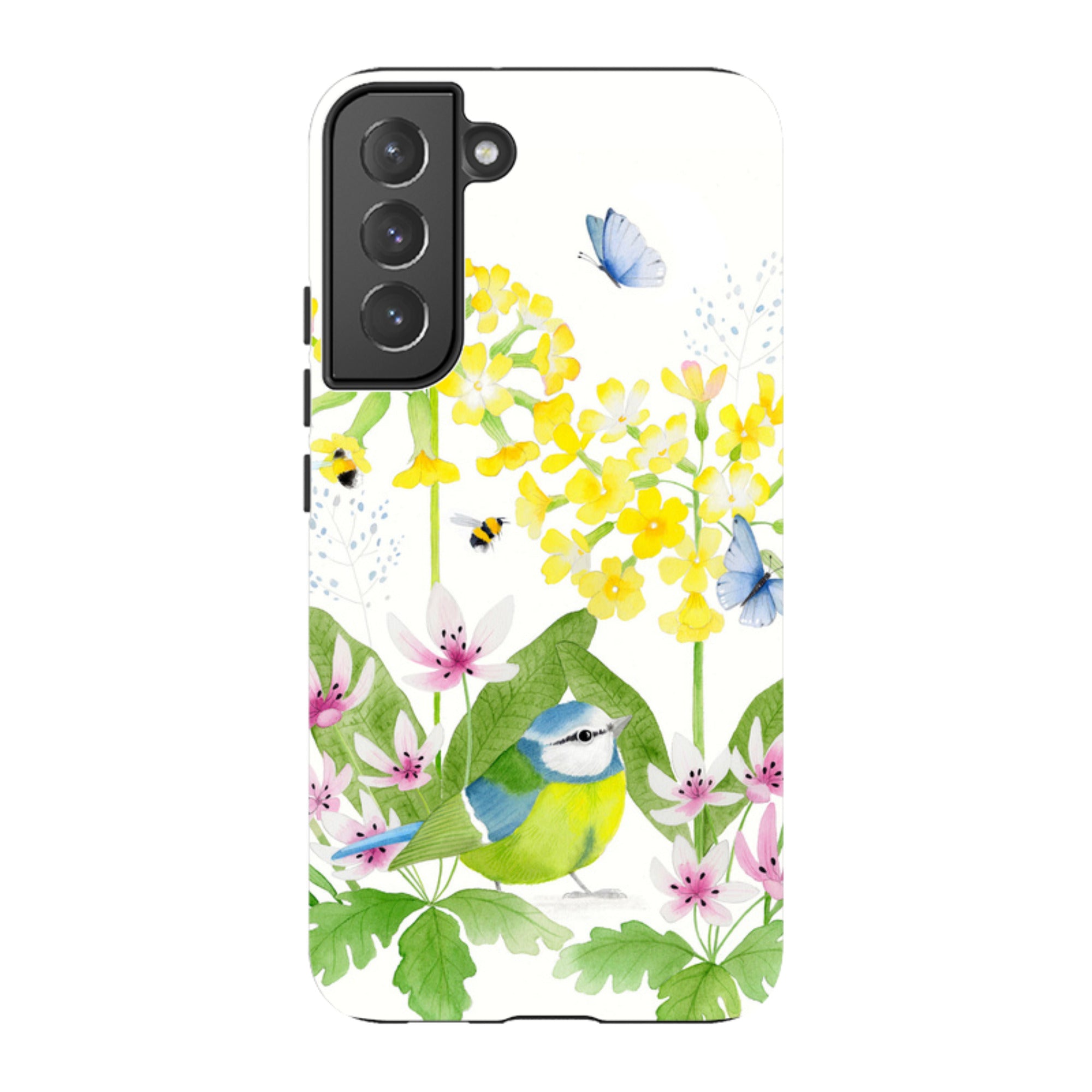Samsung Tough Case - Blue Tit Garden By Bex Parkin