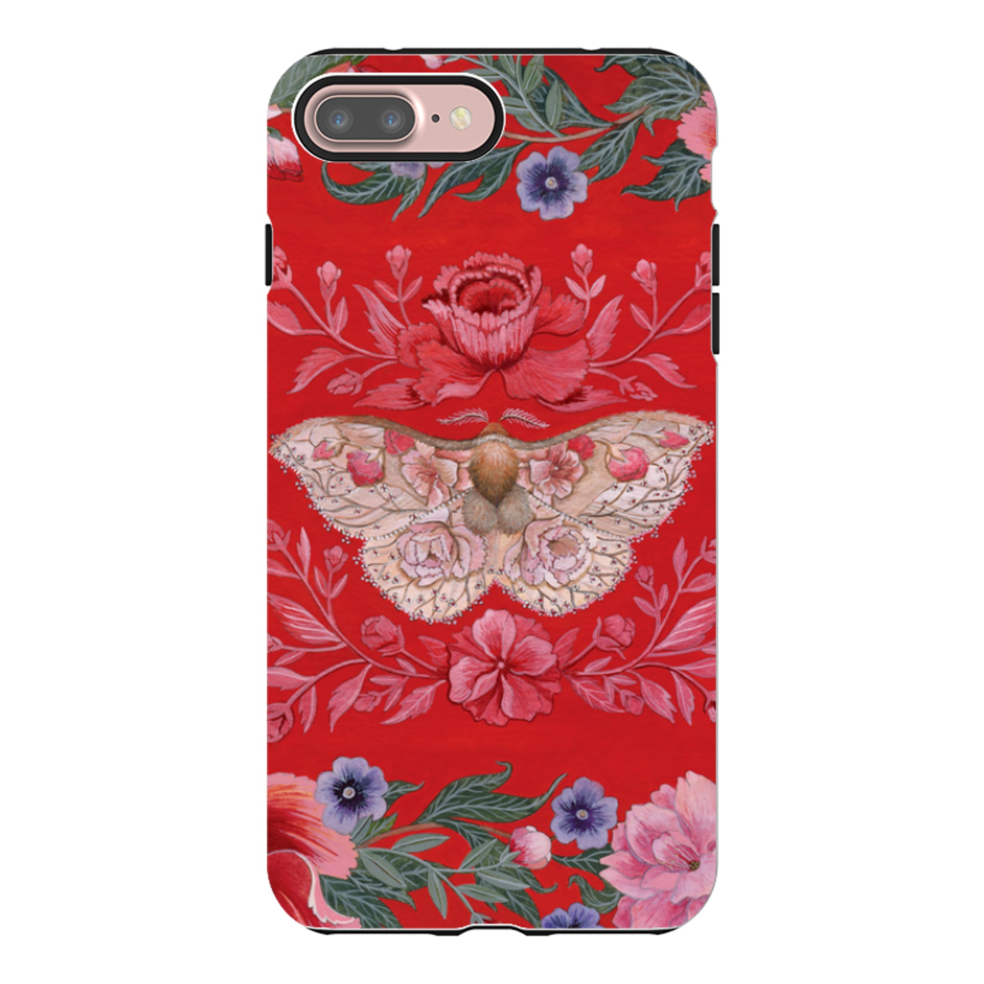 iPhone Tough Case - Blossom Moth By Maria Matos