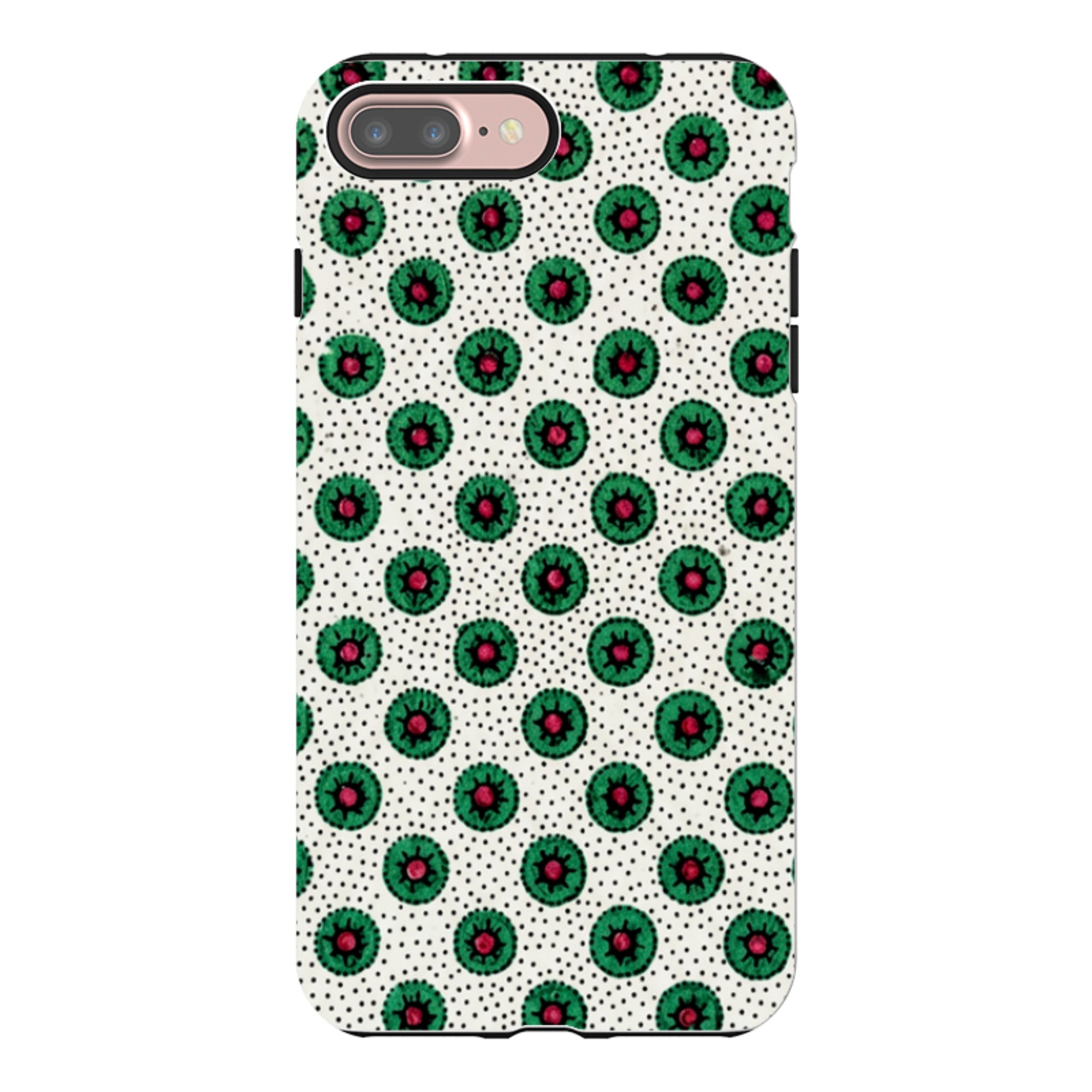 iPhone Tough Case - Green Medallion