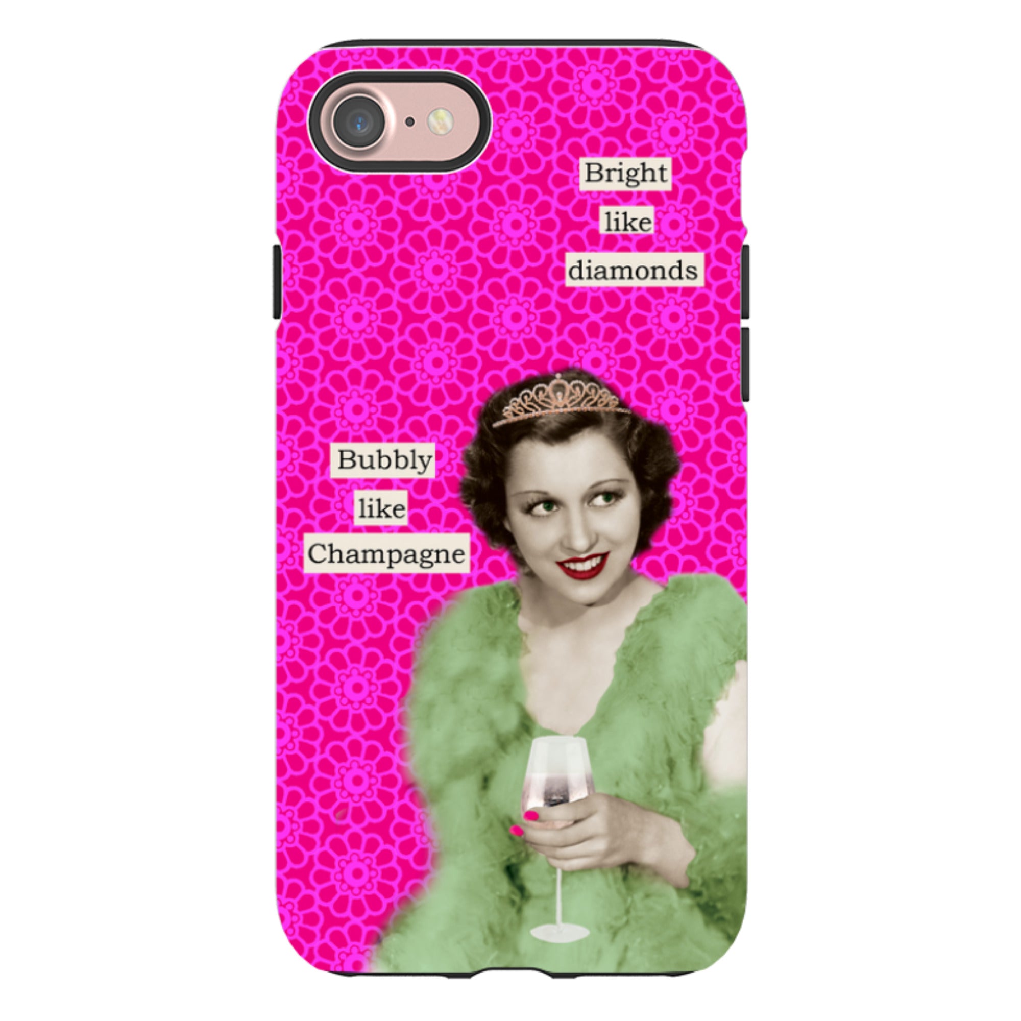 iPhone Tough Case - Bright Like Diamonds By Clare Jordan