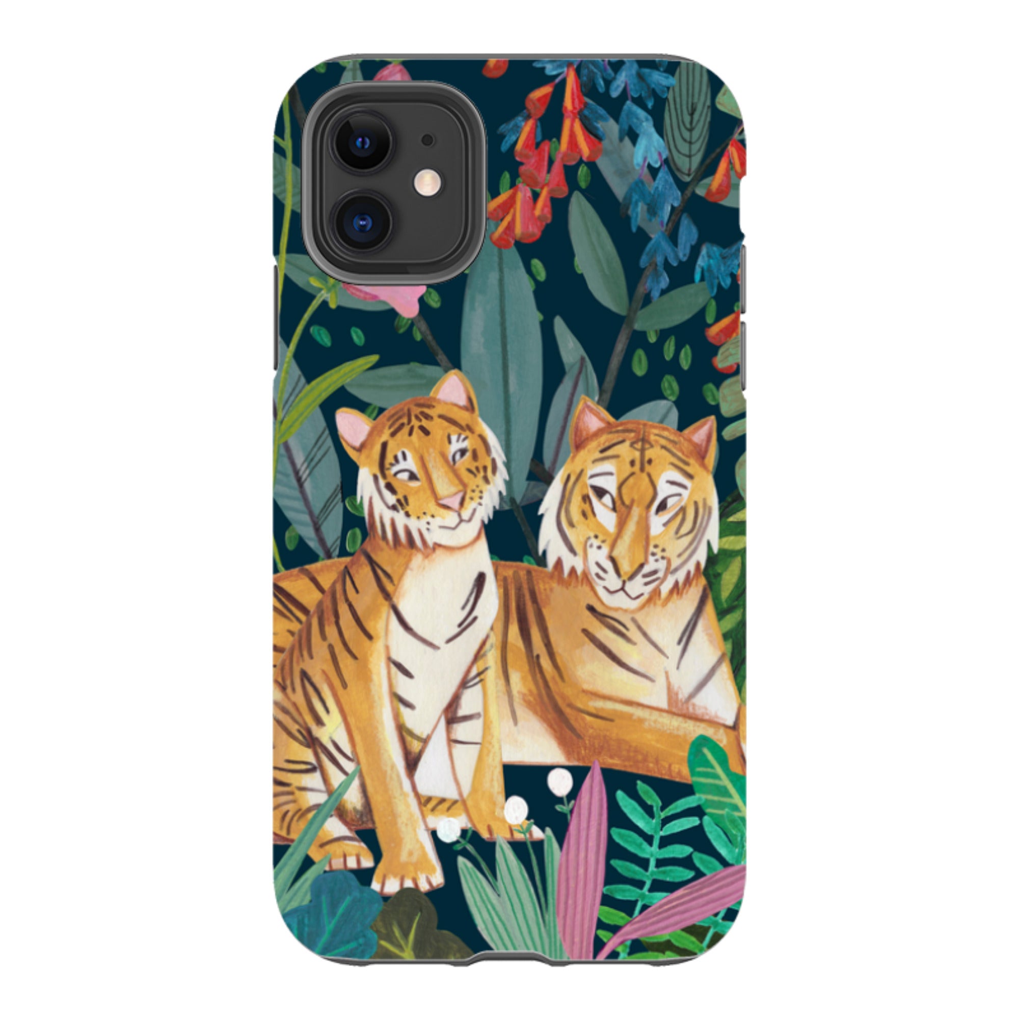 iPhone Tough Case - Tiger By Caroline Bonne Muller