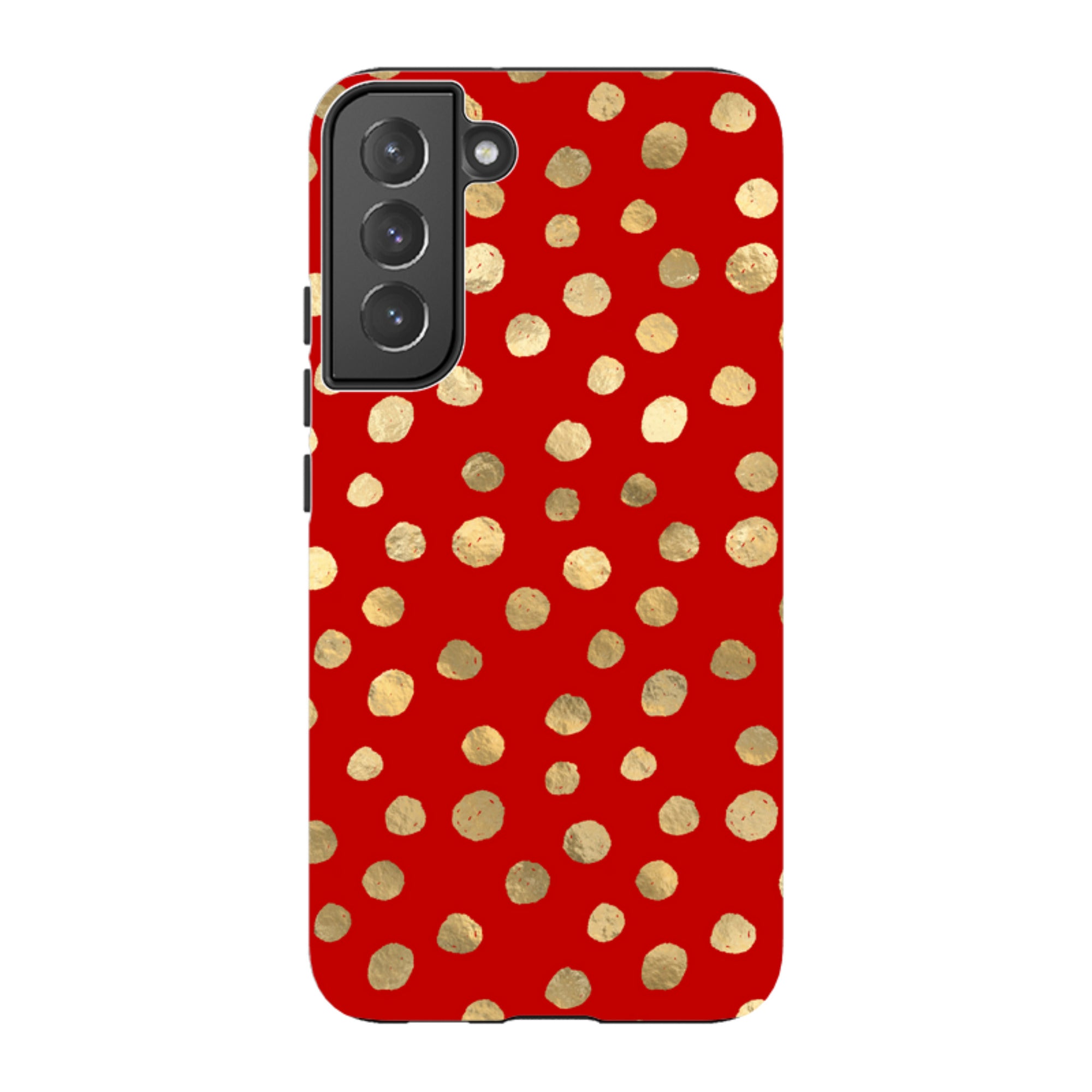 Samsung Tough Case - Burgundy and Gold Stars