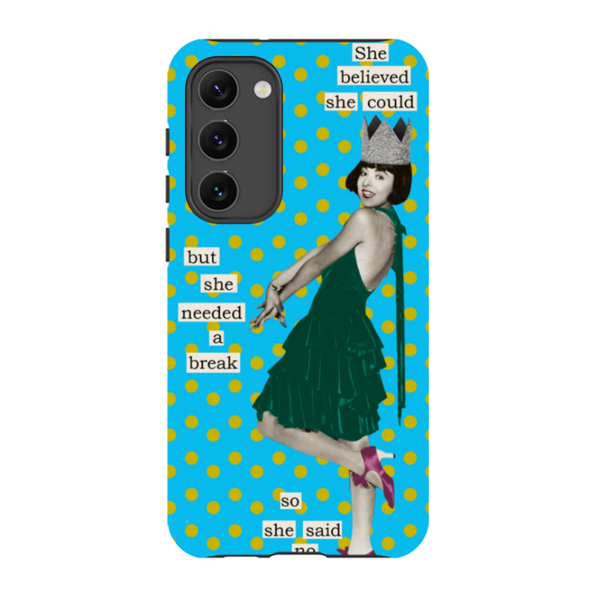 Samsung Tough Case - She Believed She Could By Clare Jordan
