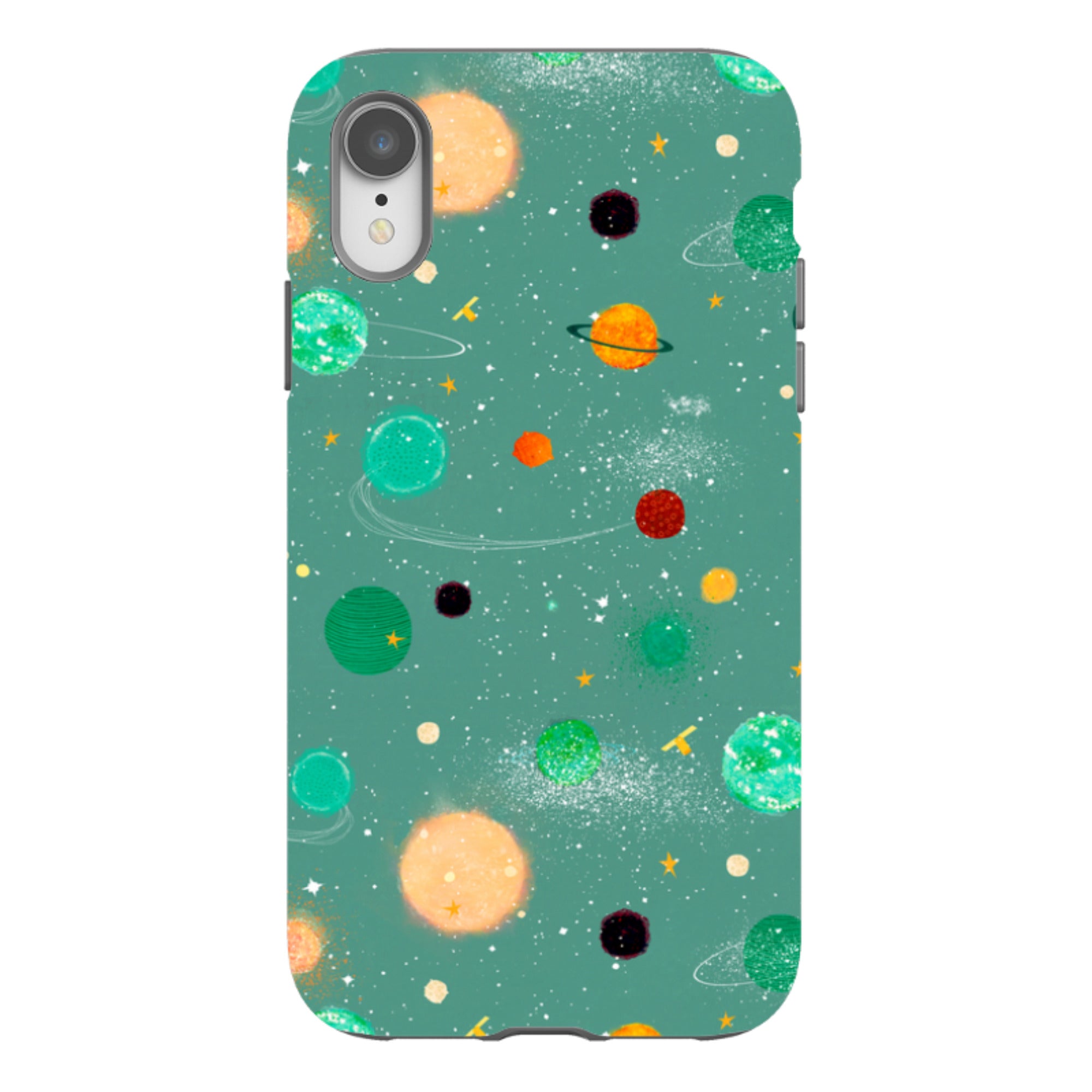 iPhone Tough Case - Far Far Away Green By Katherine Quinn