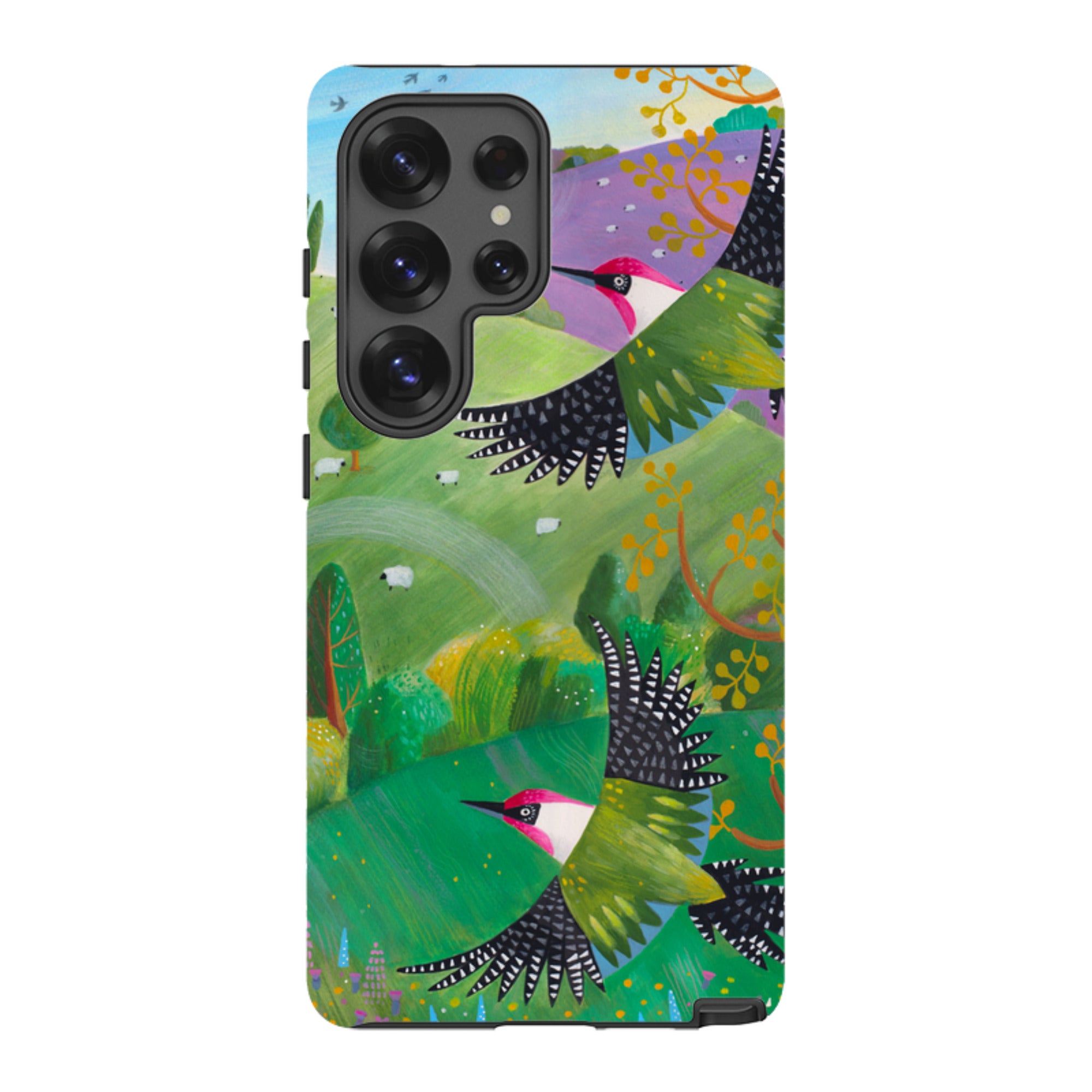 Samsung Tough Case - Woodpeckers By Bex Parkin