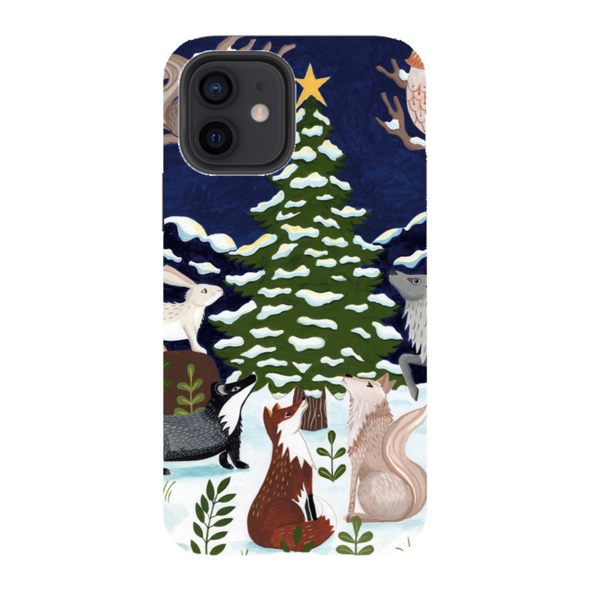 iPhone Tough Case - Christmas Tree By Bex Parkin
