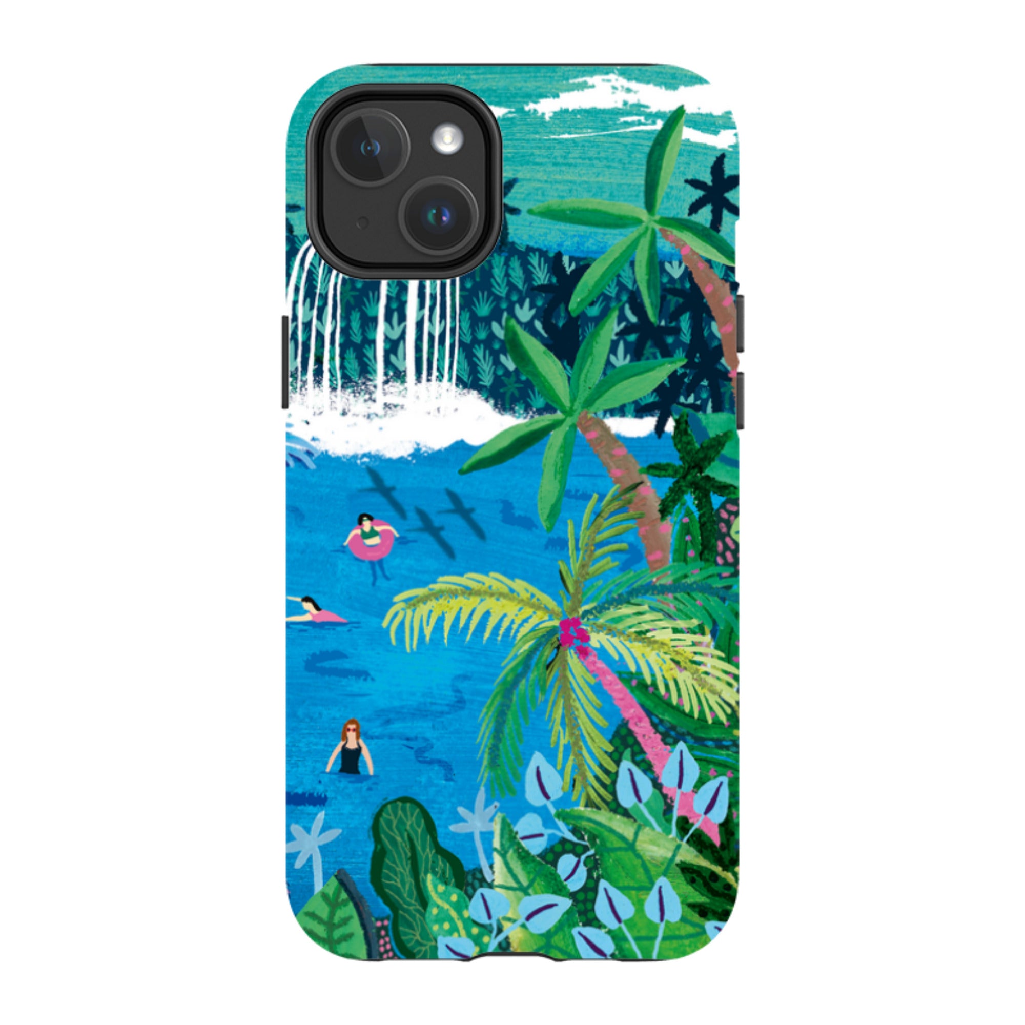 iPhone MagSafe Tough Case - Palm Pool II By Emma Frances Grant