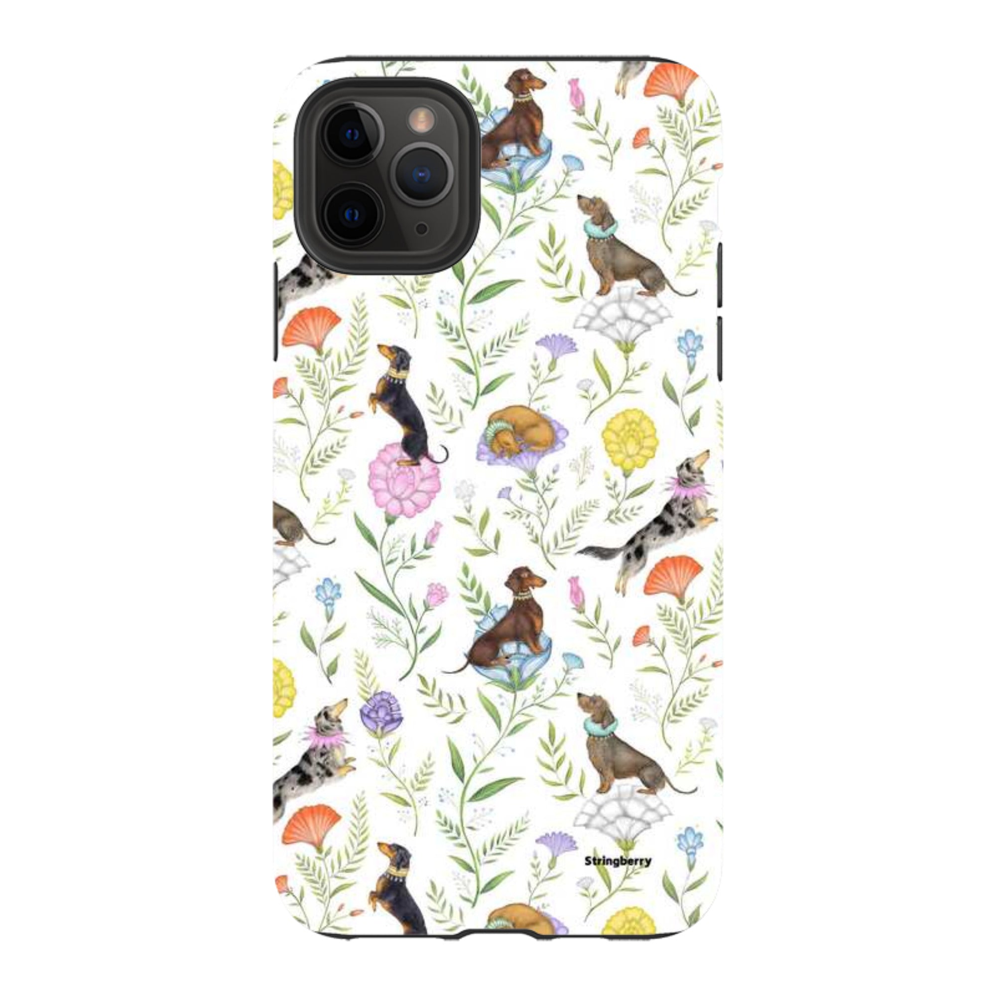 iPhone Tough Case - Doxy Day Afternoon White By Catherine Rowe