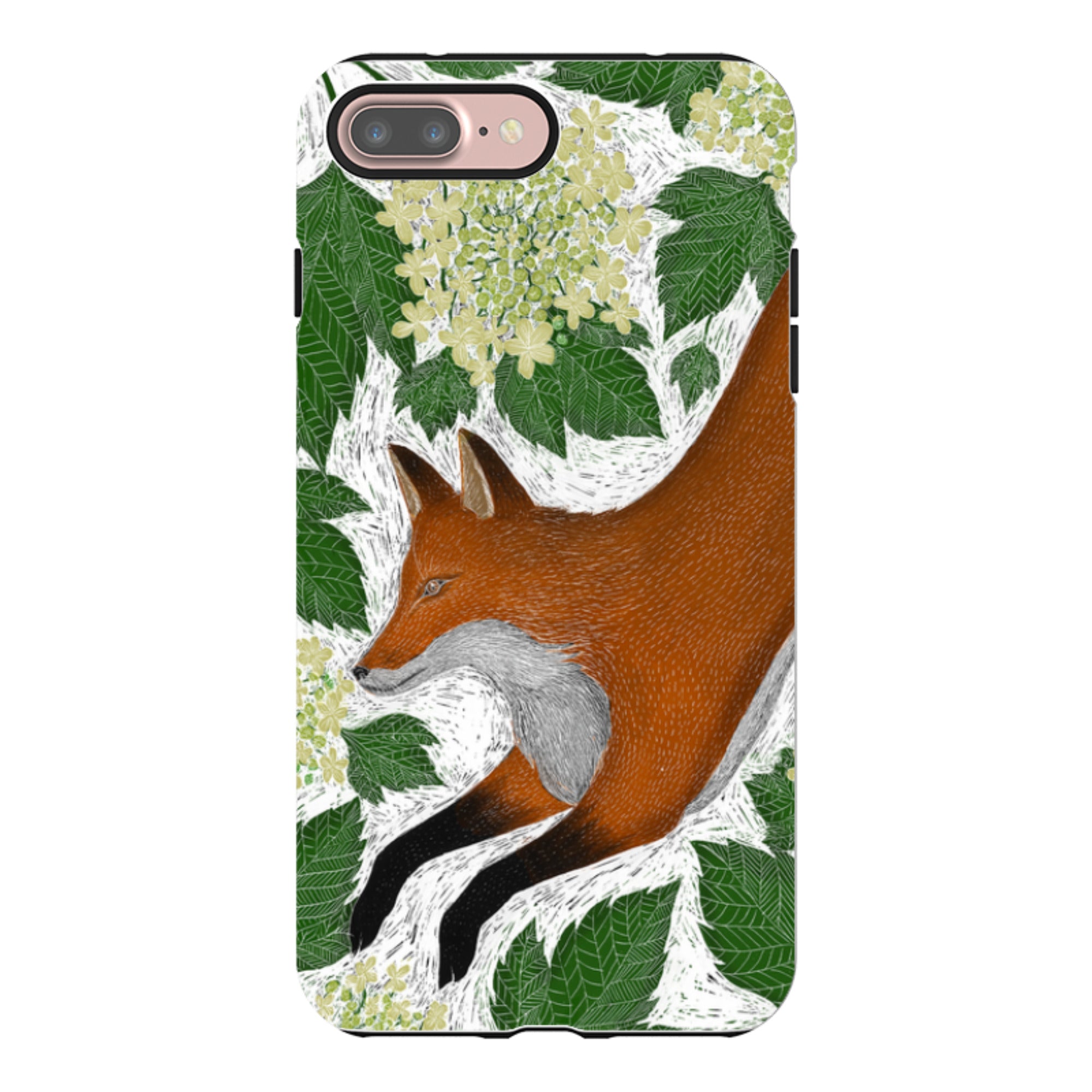 iPhone Tough Case - Fox By Catherine Rowe