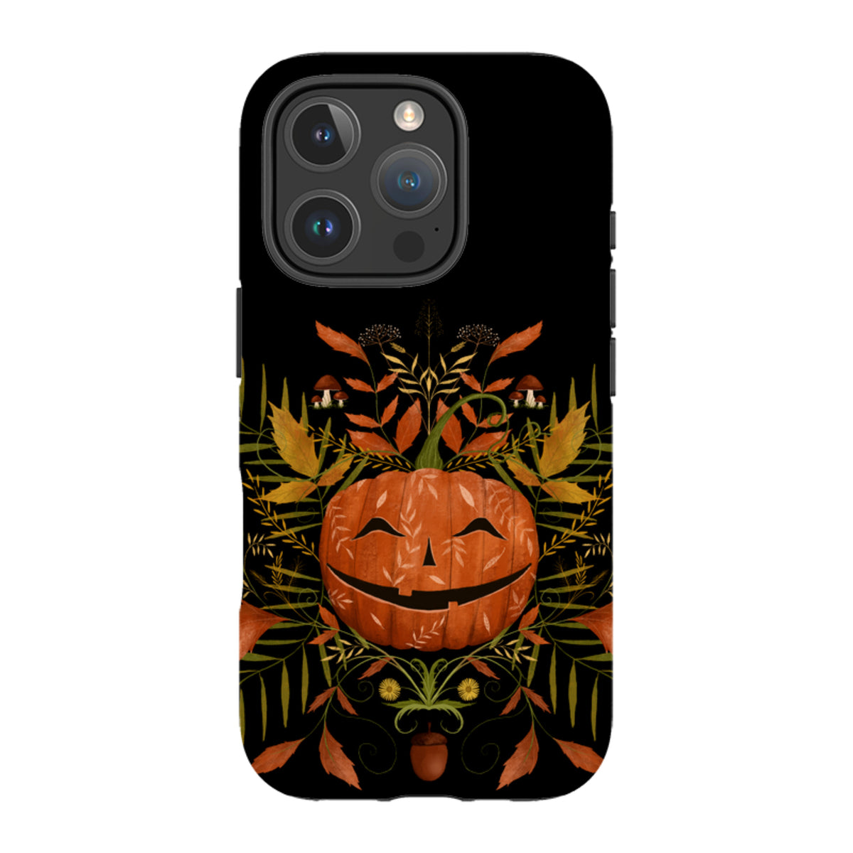 iPhone MagSafe Tough Case - Happy Pumpkin By Maja Lindberg