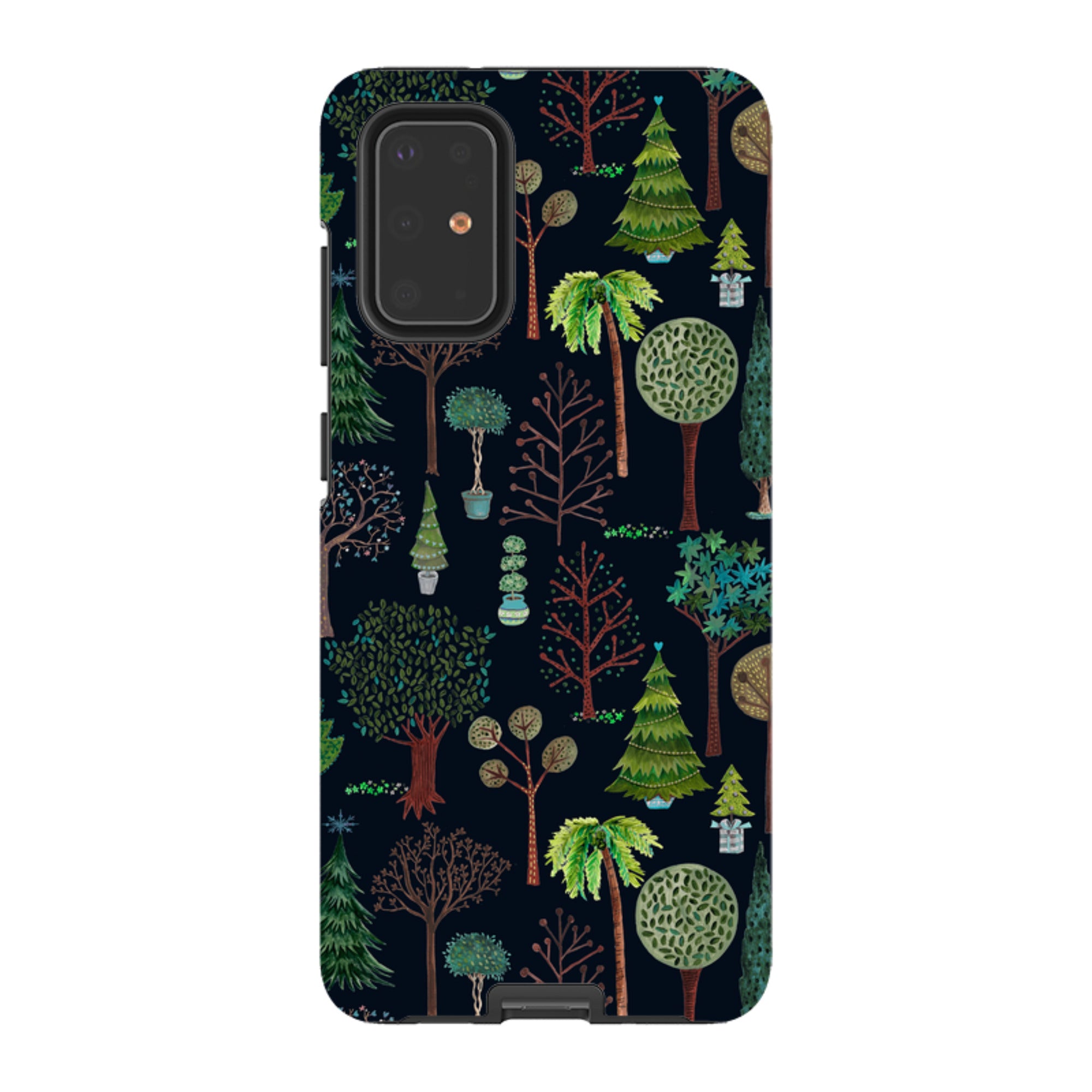 Samsung Tough Case - Xmas Trees Dark By Caroline Bonne Muller