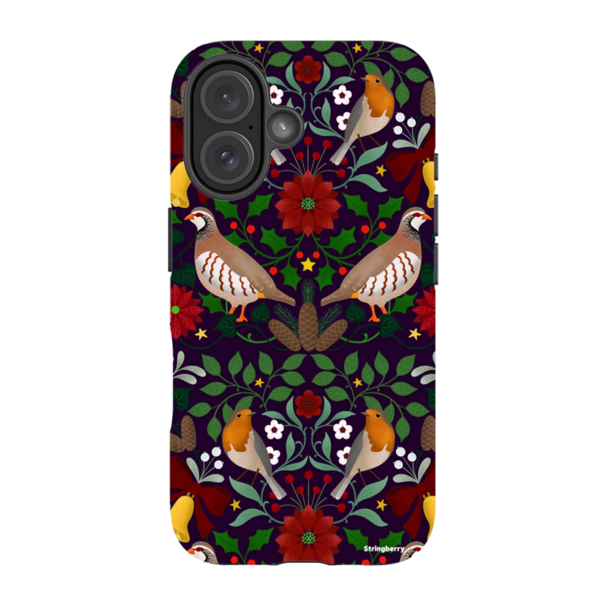 iPhone Tough Case - Xmas Pattern III By Bex Parkin
