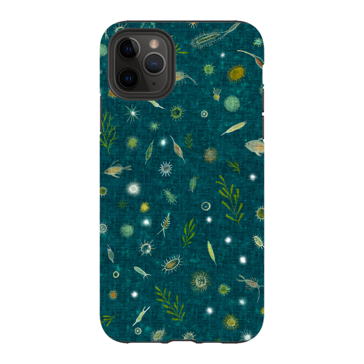 iPhone Tough Case - Plankton - Steel Blue By Katherine Quinn