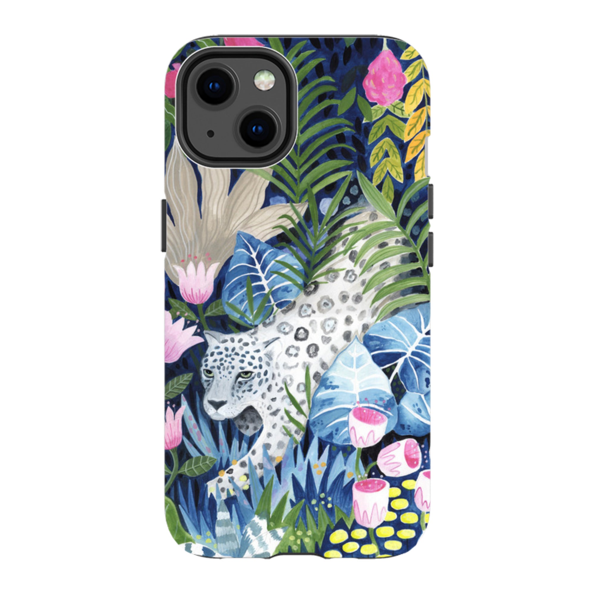 iPhone Tough Case - Prowling Leopard By Bex Parkin