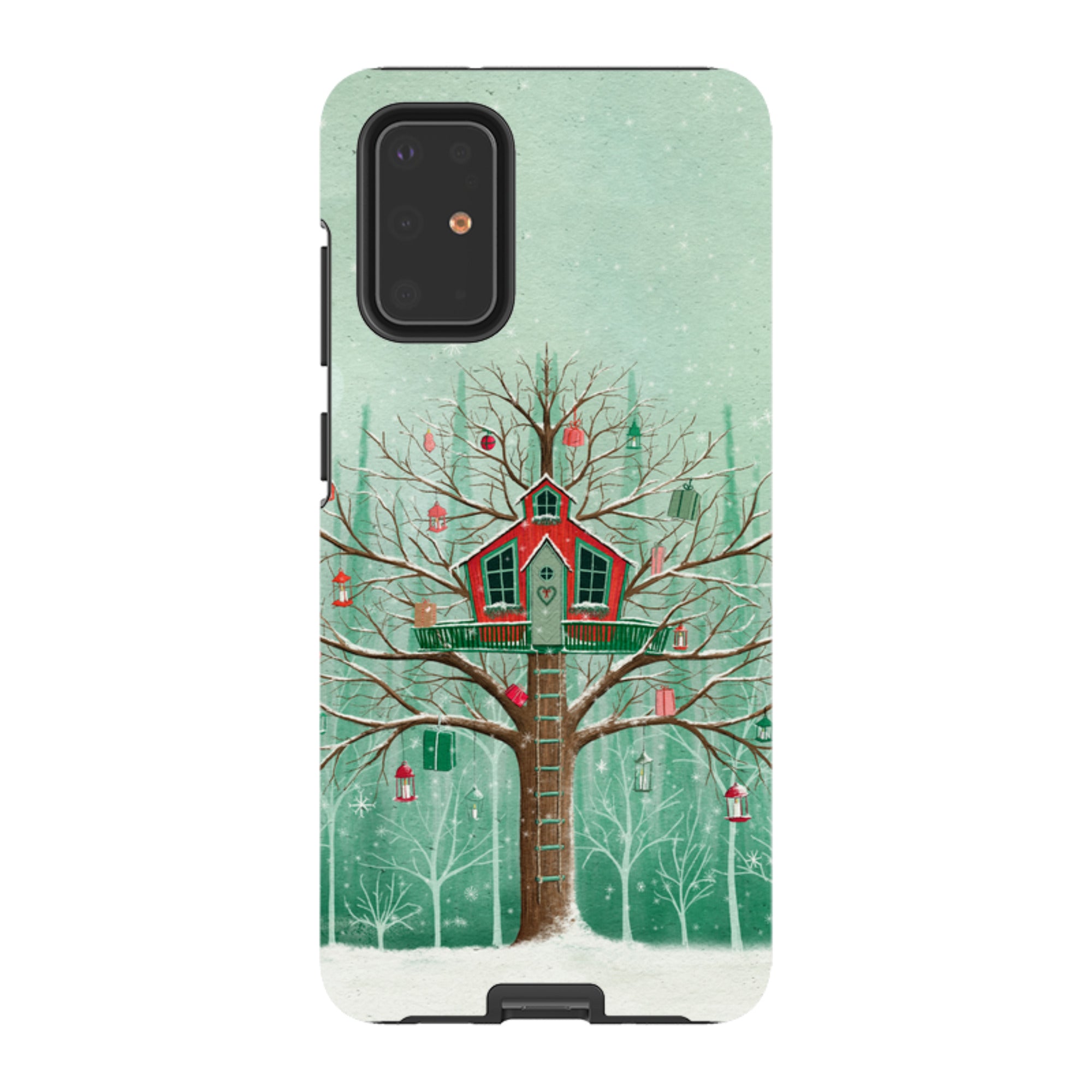 Samsung Tough Case - Christmas Tree House By Maja Lindberg