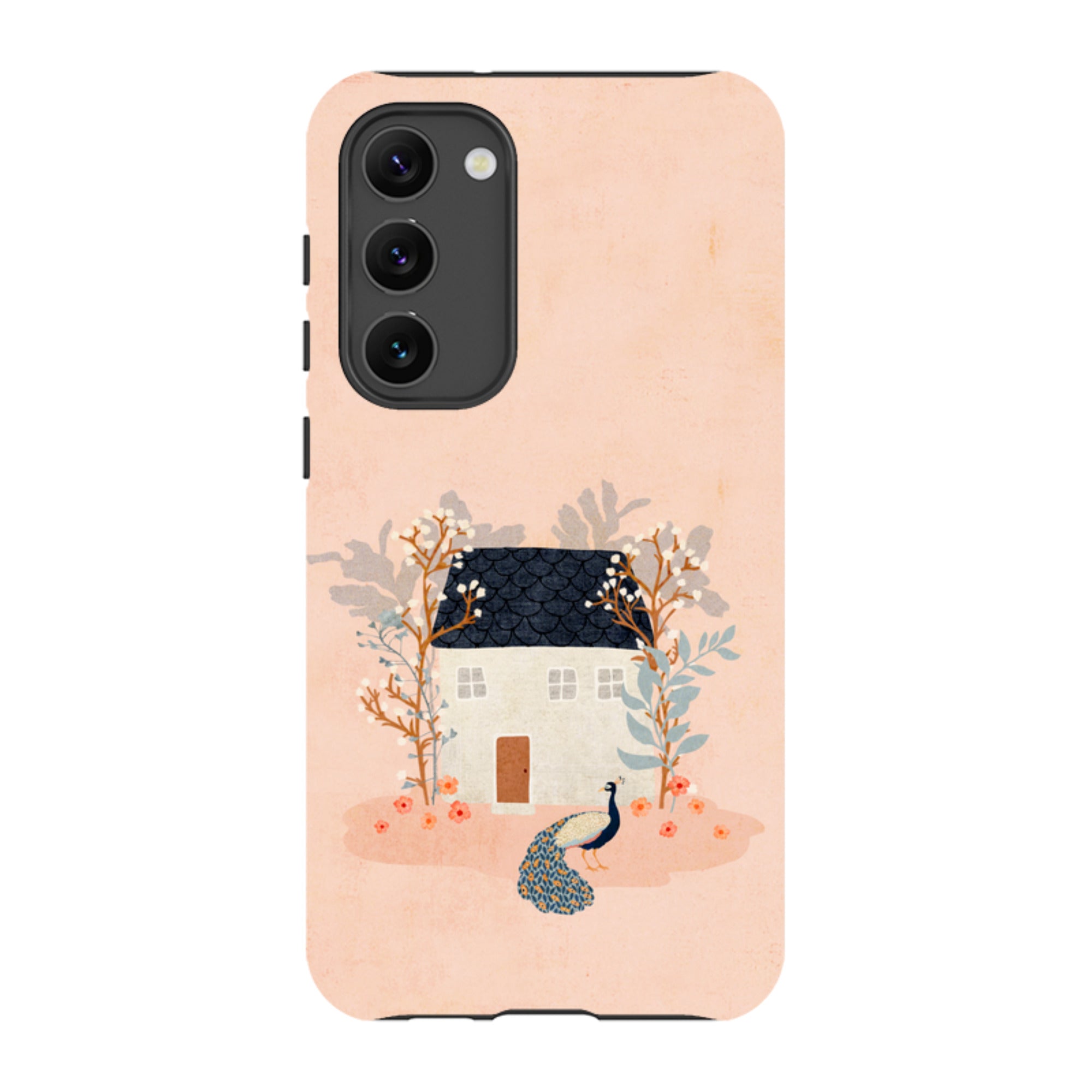 Samsung Tough Case - Home Pink By Katherine Quinn