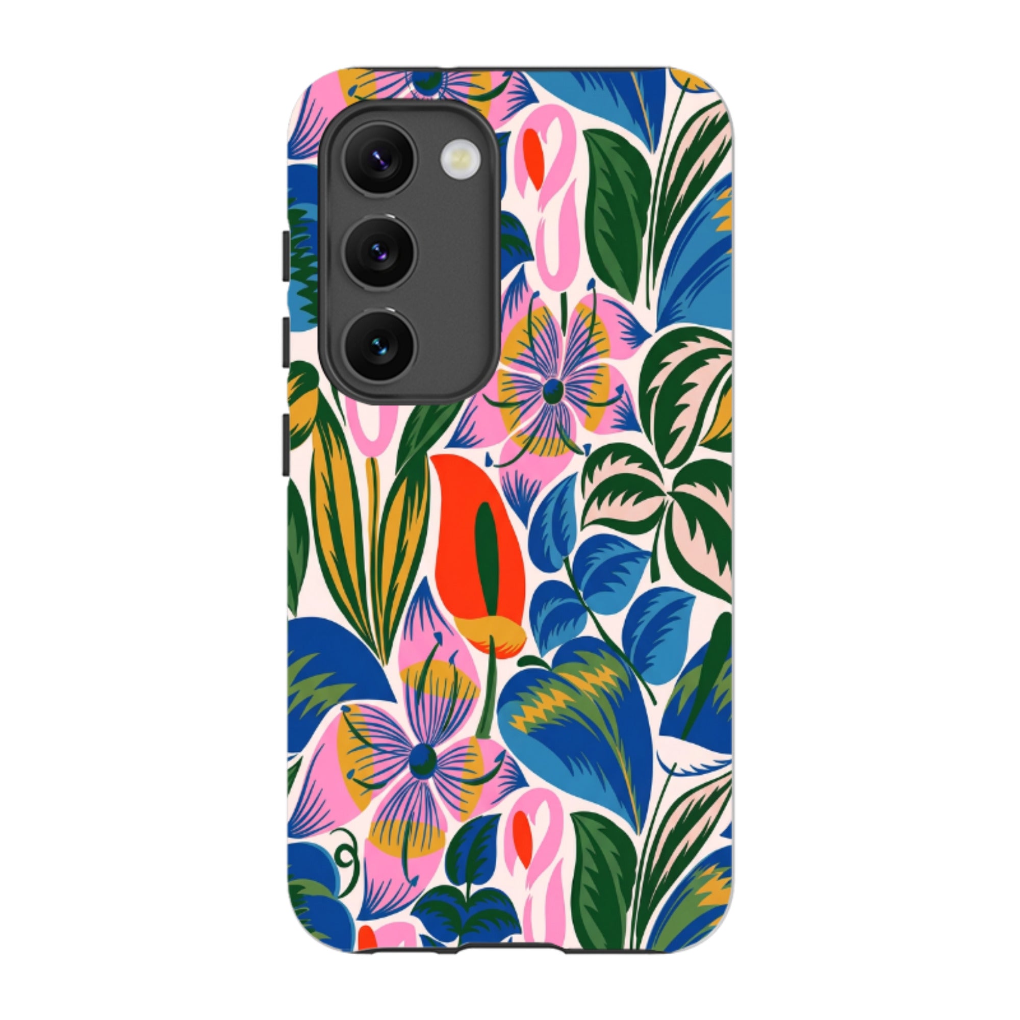 Samsung Tough Case - Retro Tropical Floral