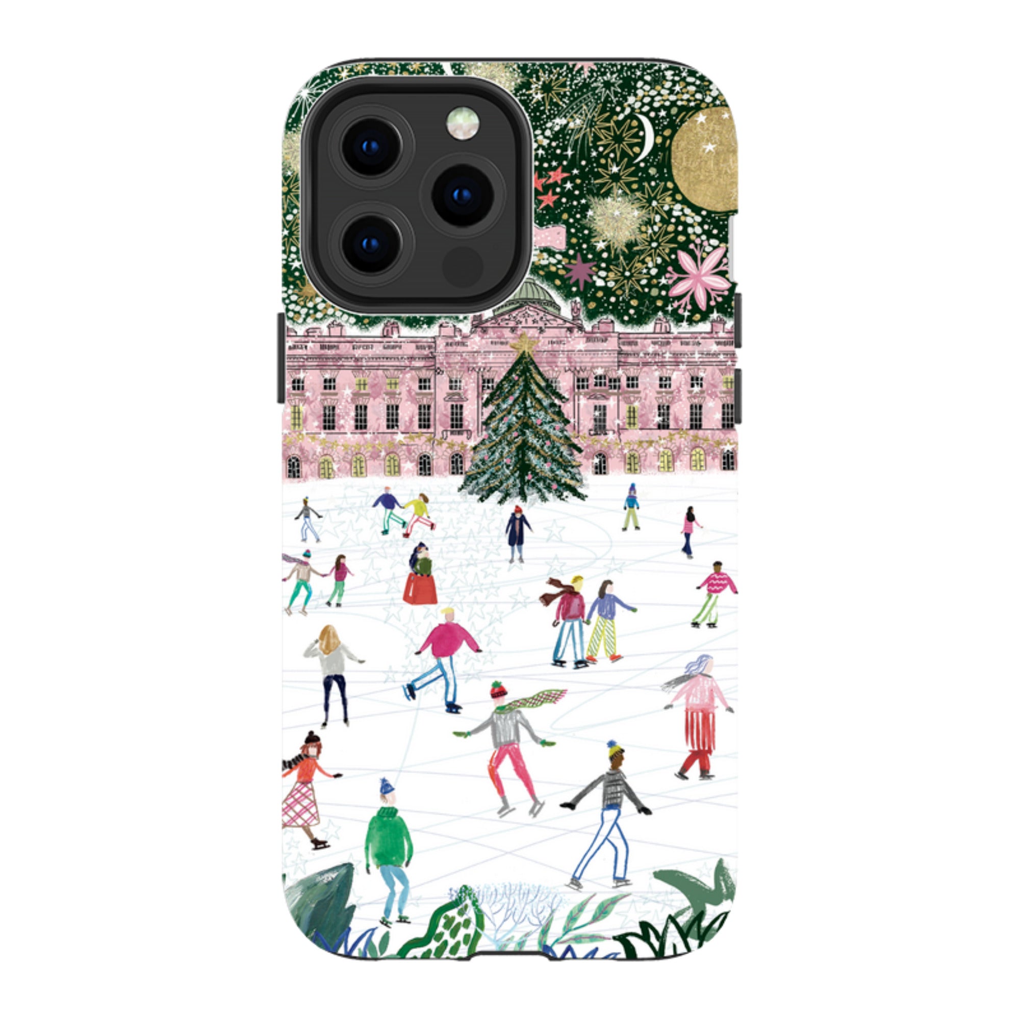 iPhone Tough Case - Skating At Somerset House By Emma Frances Grant