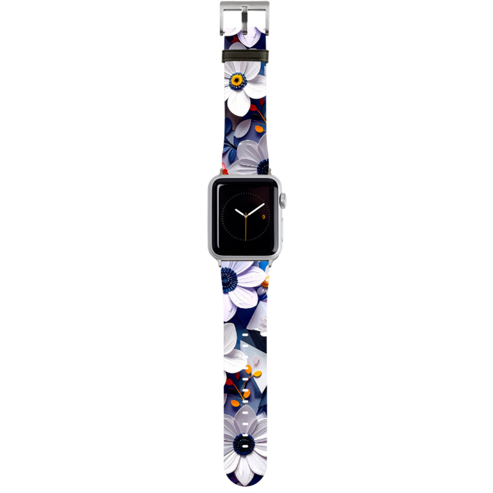 Summer Blue Florals Apple Watch Strap