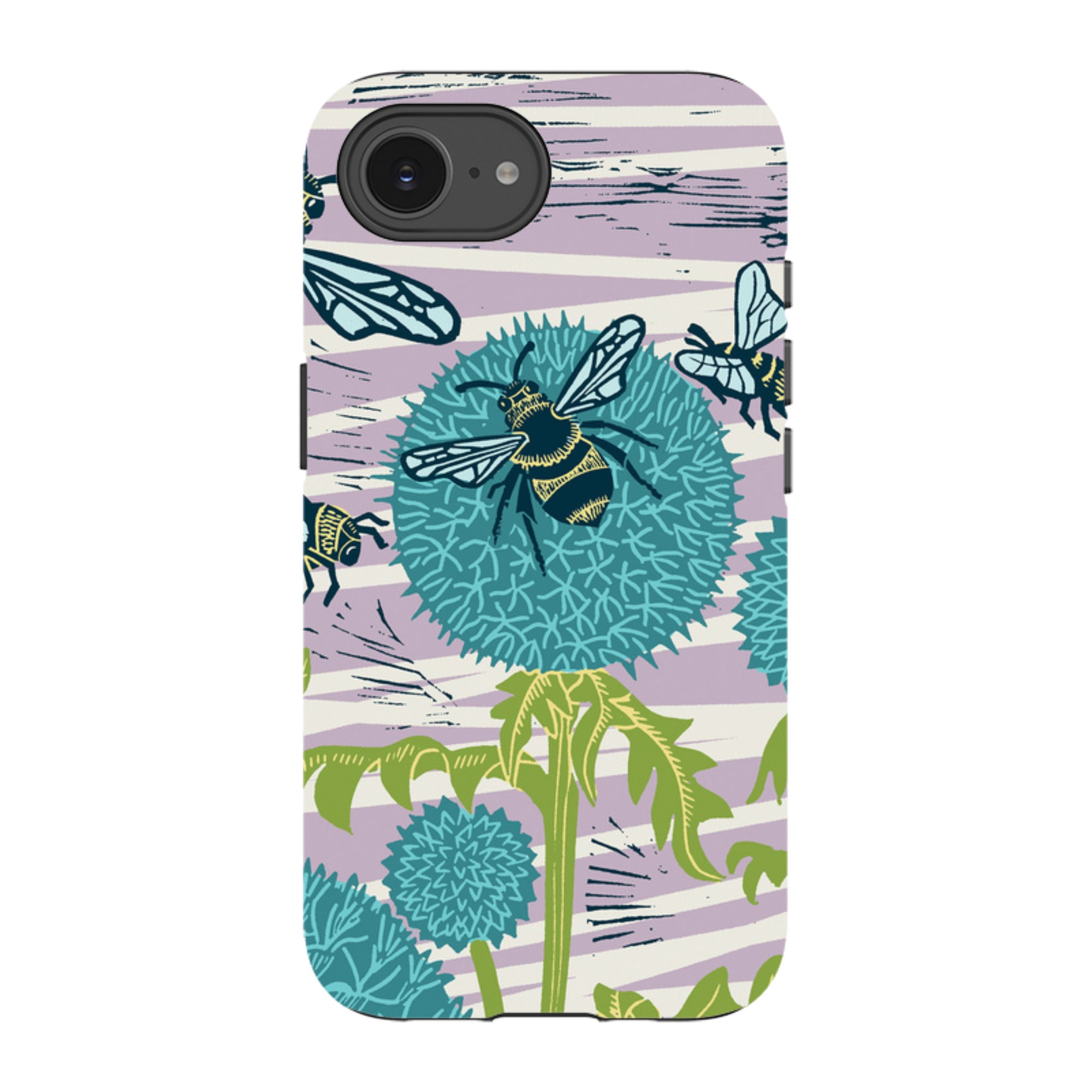 iPhone Tough Case - Pollinating Bees By Kate Heiss