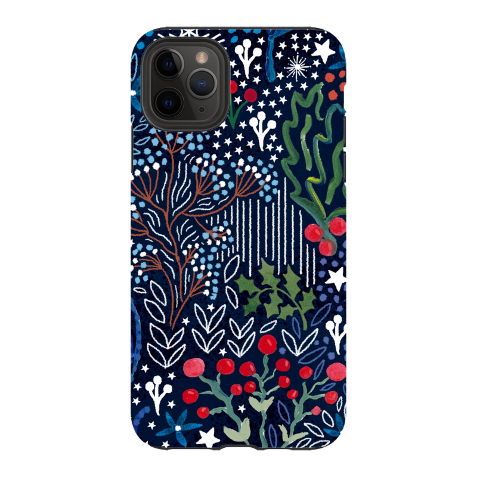 iPhone Tough Case - Winter Flowers II By Emma Frances Grant