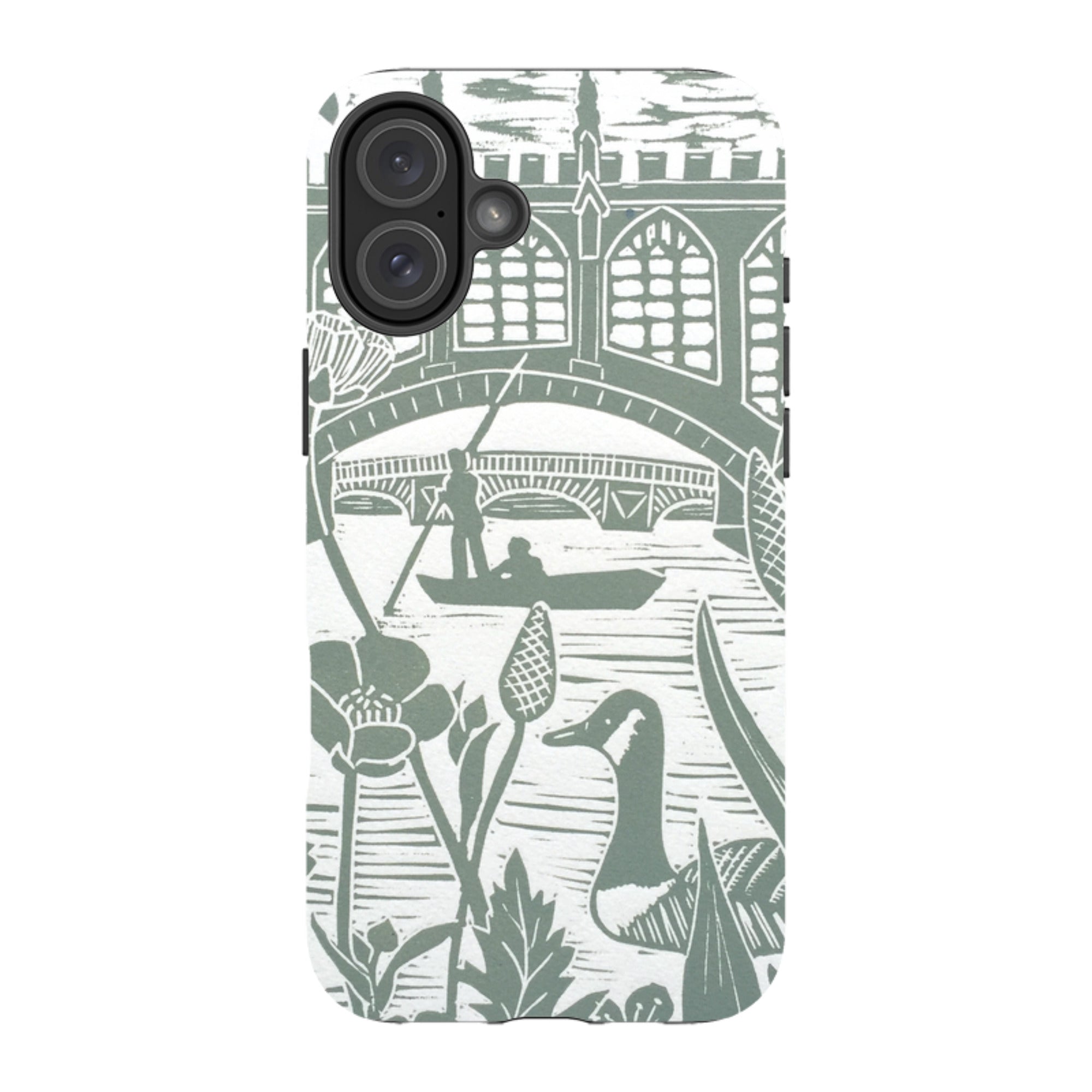 iPhone Tough Case - Punting At Cambridge By Kate Heiss