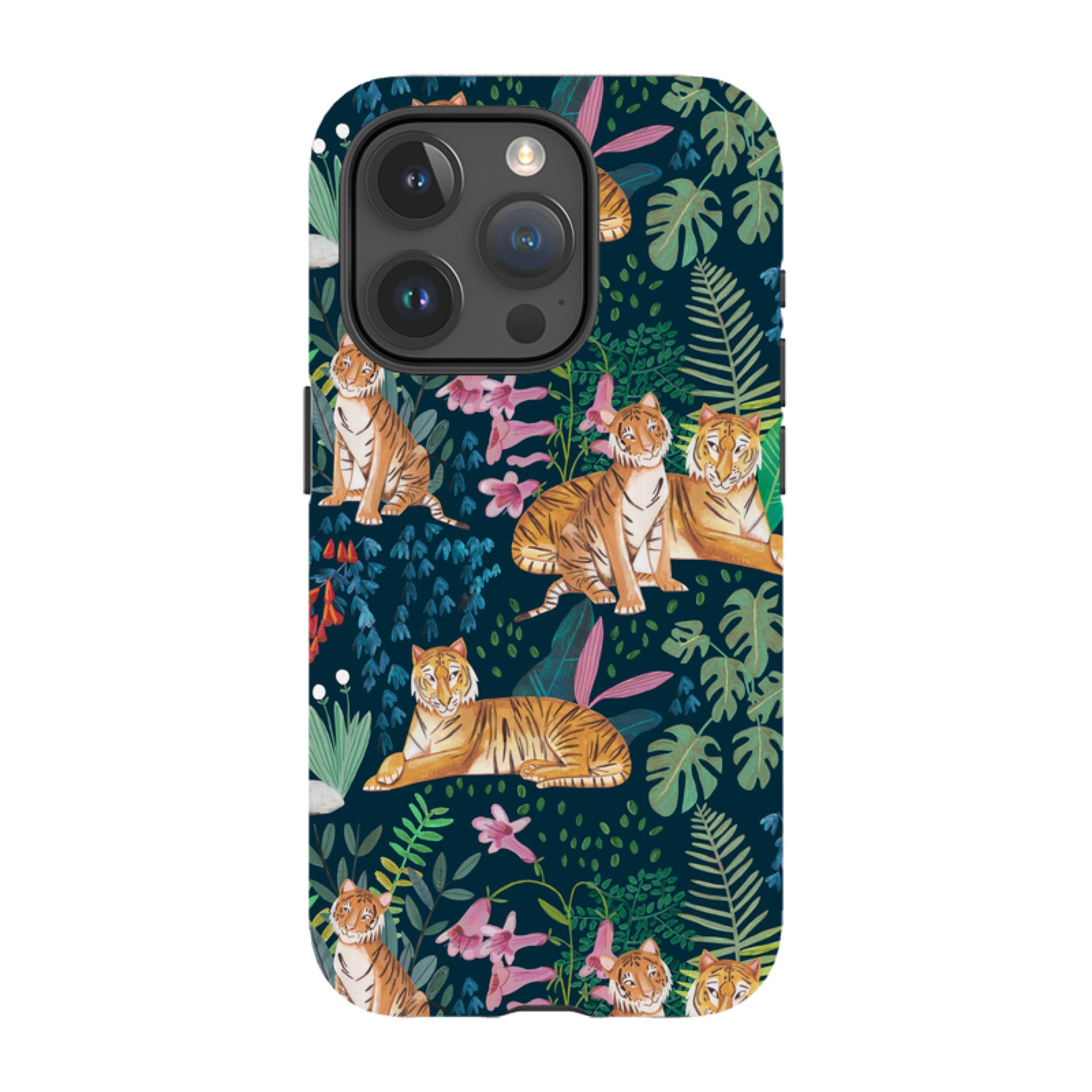 iPhone MagSafe Tough Case -  Tiger Pattern By Caroline Bonne Muller