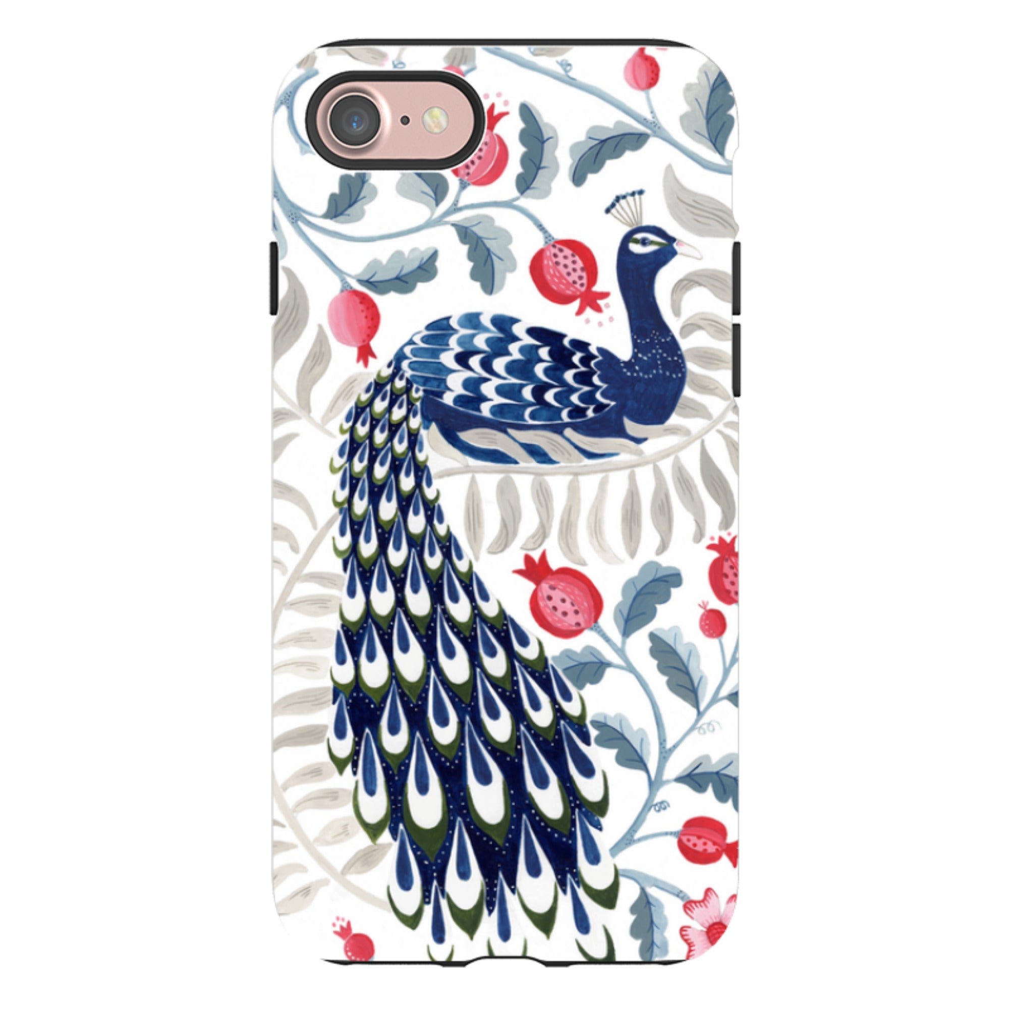iPhone Tough Case - Peacock By Bex Parkin