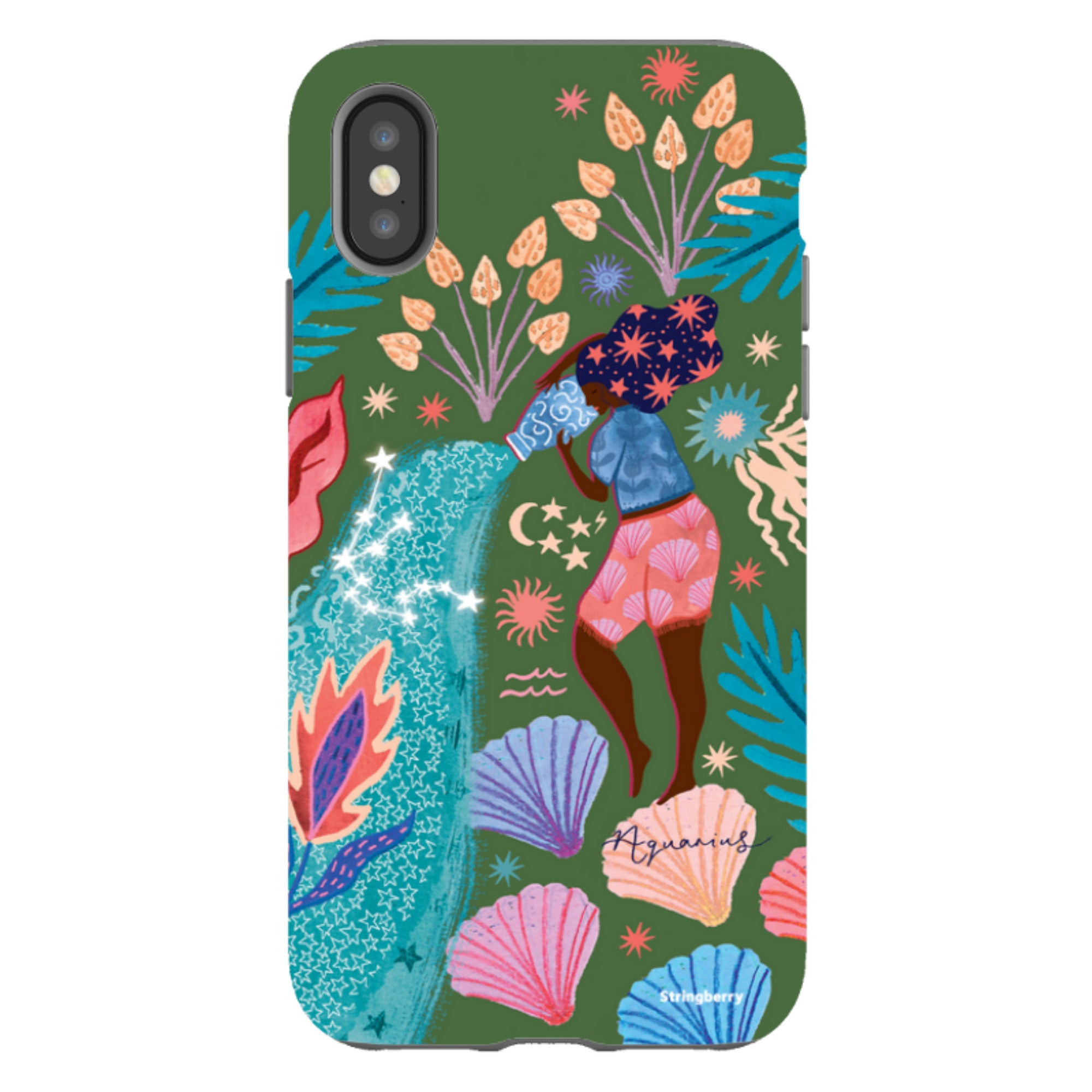 iPhone Tough Case - Aquarius By Emma Frances Grant