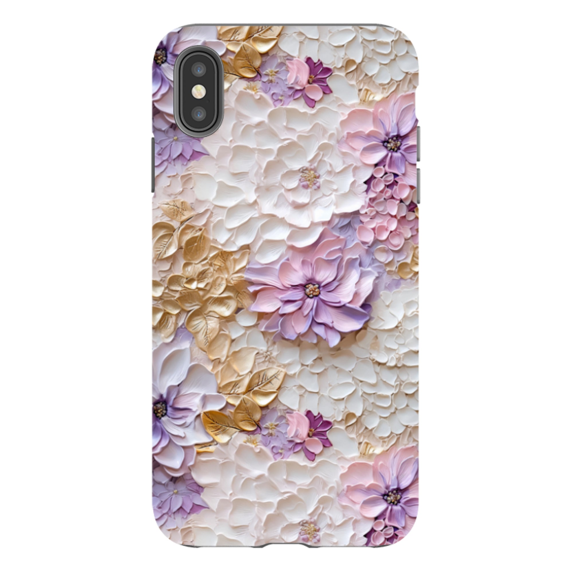 iPhone Tough Case -Gold & Mauve