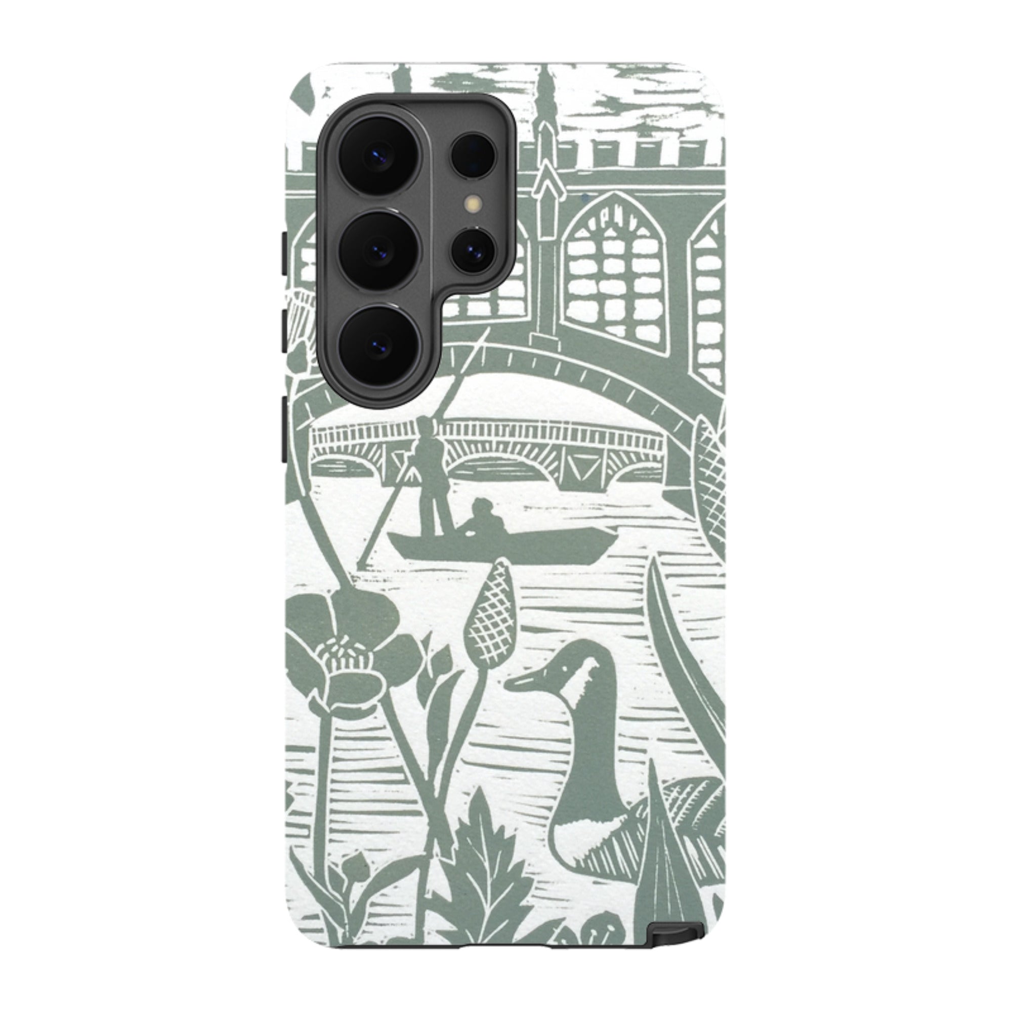 Samsung Tough Case - Punting At Cambridge By Kate Heiss