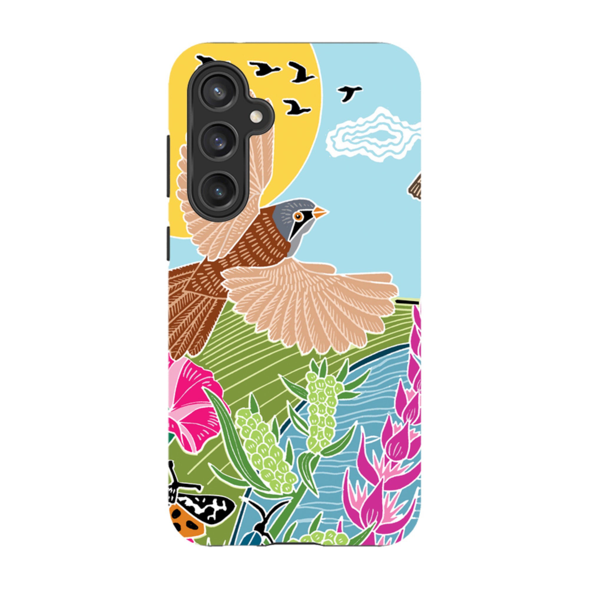 Samsung Tough Case - Bearded Tits By Kate Heiss