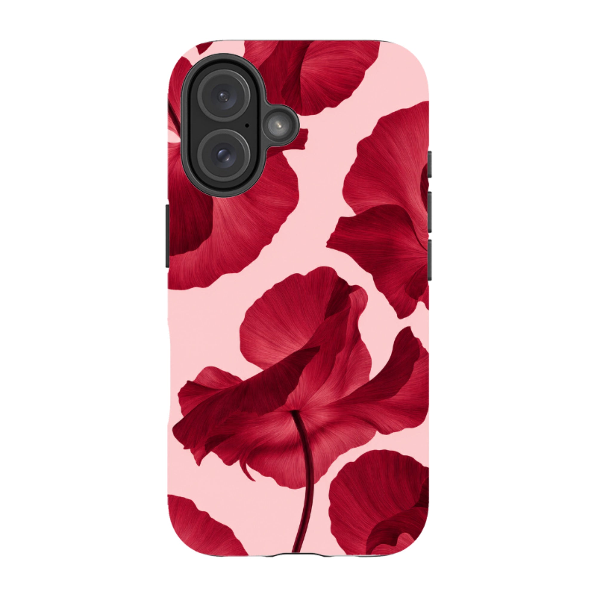 iPhone MagSafe Tough Case - Burgundy Poppy