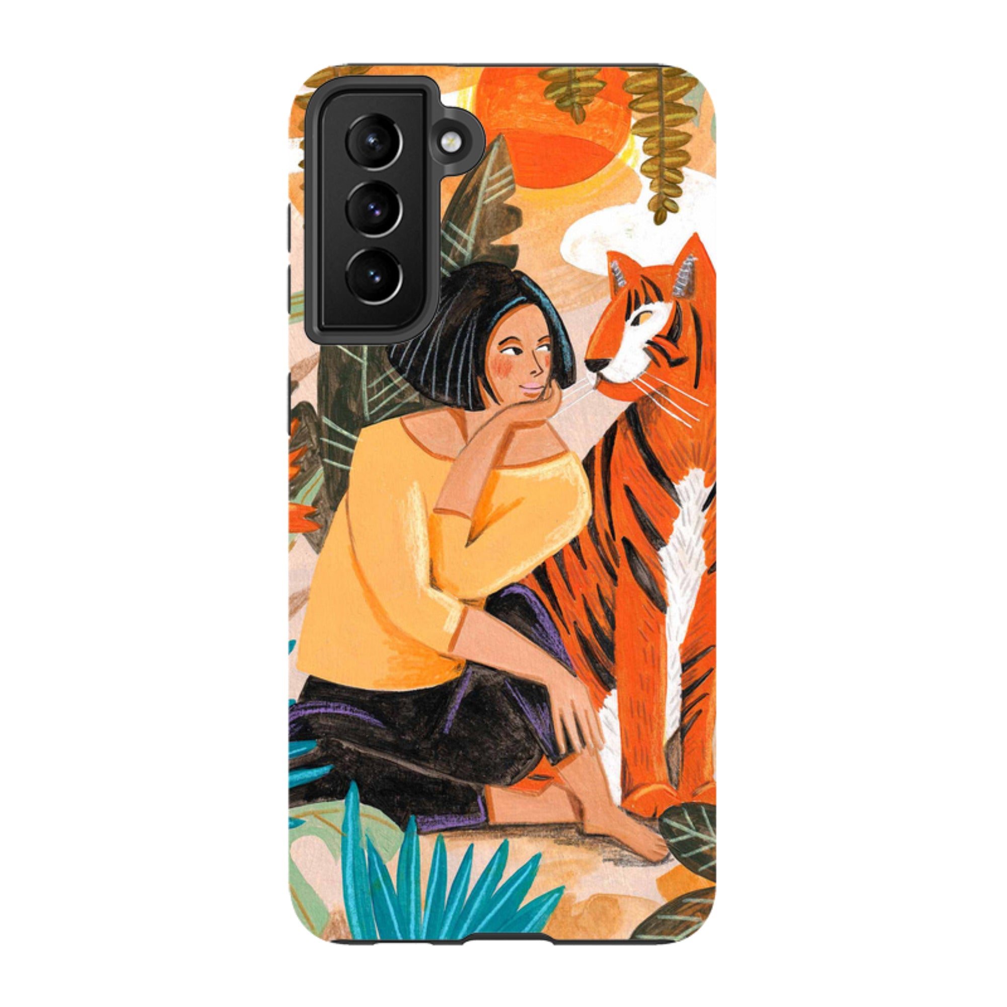 Samsung Tough Case - Hello Tiger By Caroline Bonne Muller