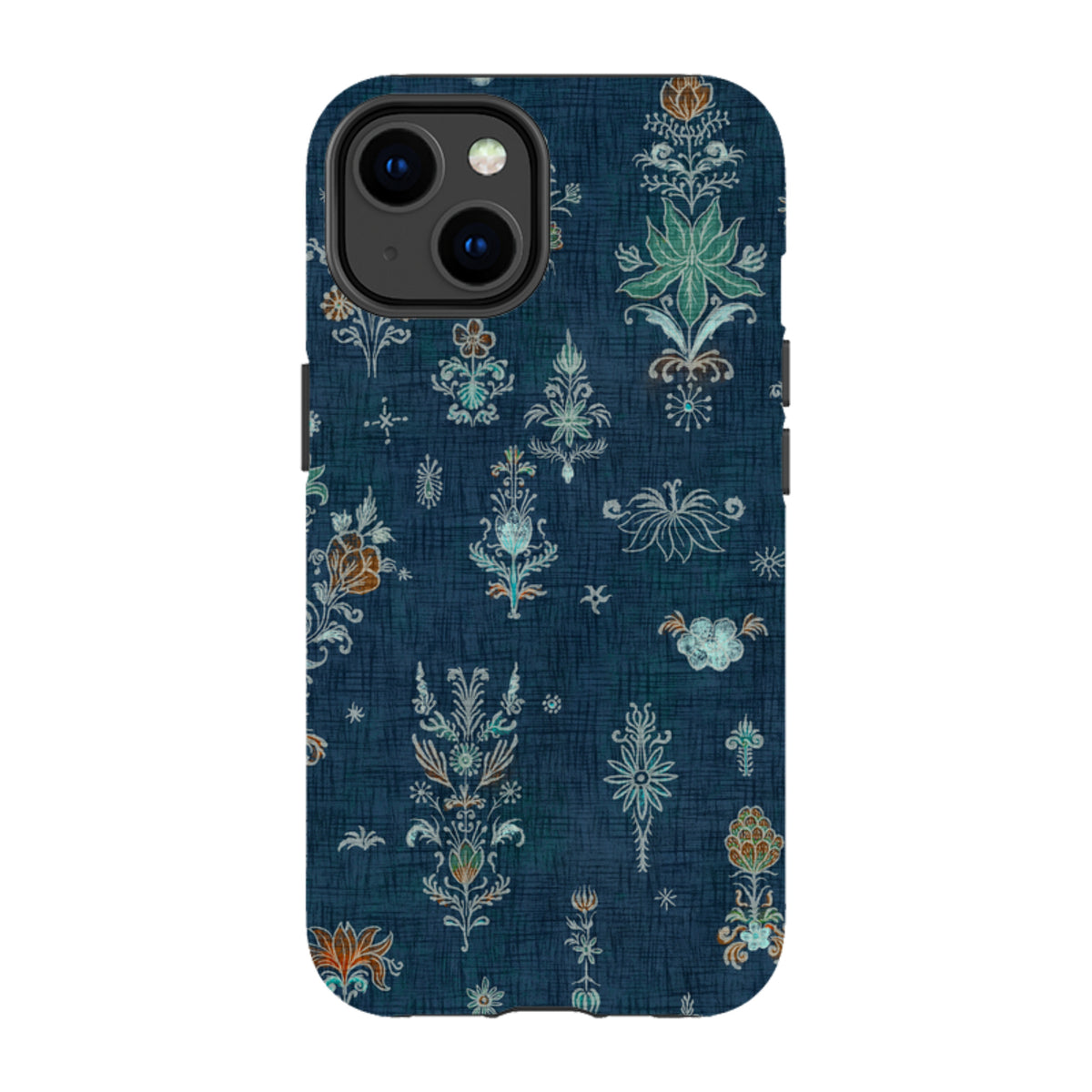 iPhone Tough Case - Jewel Spirit - Navy Rust By Katherine Quinn