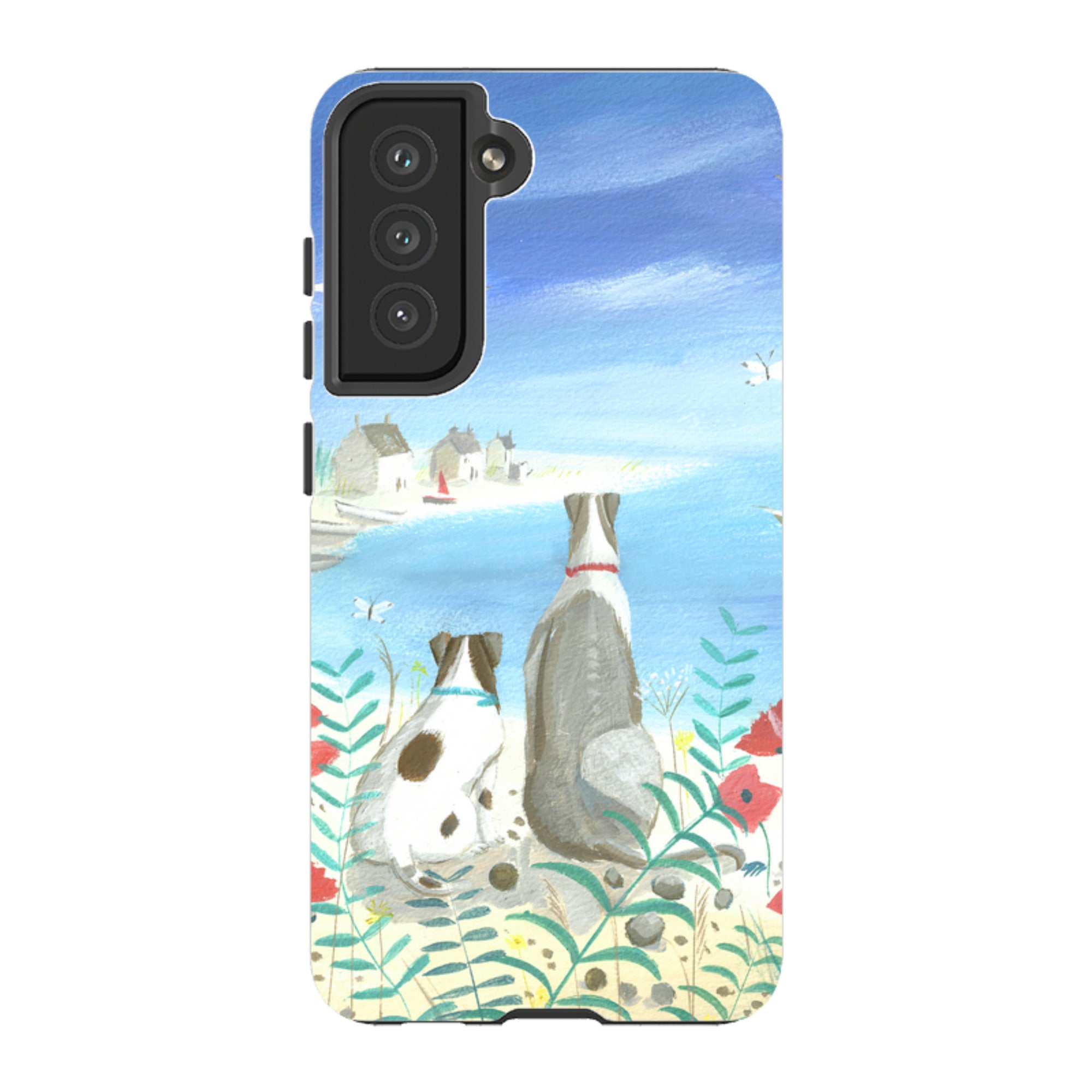 Samsung Tough Case - Beach Dogs By Mary Stubberfield