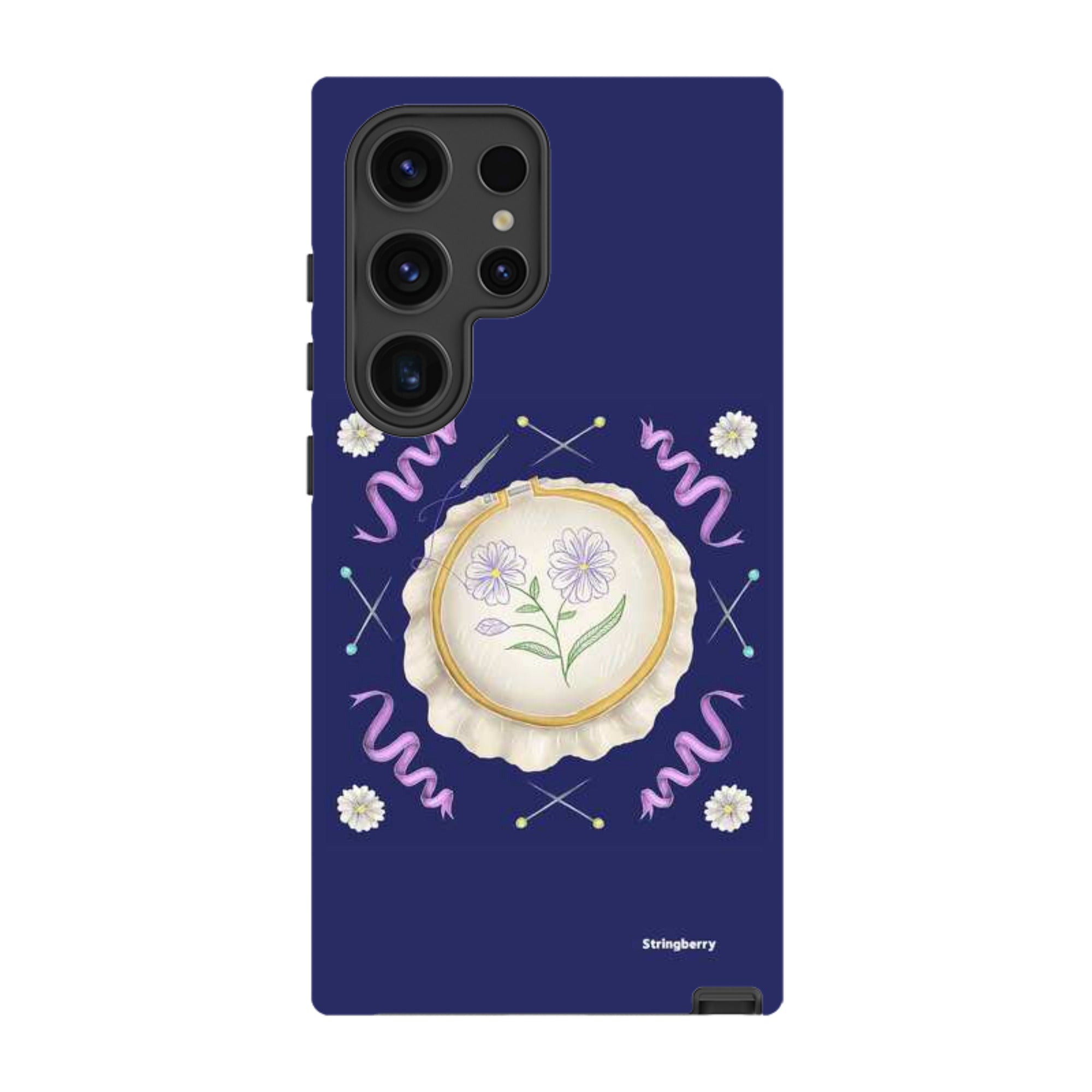 Samsung Tough Case - Daisy Needlework By Catherine Rowe