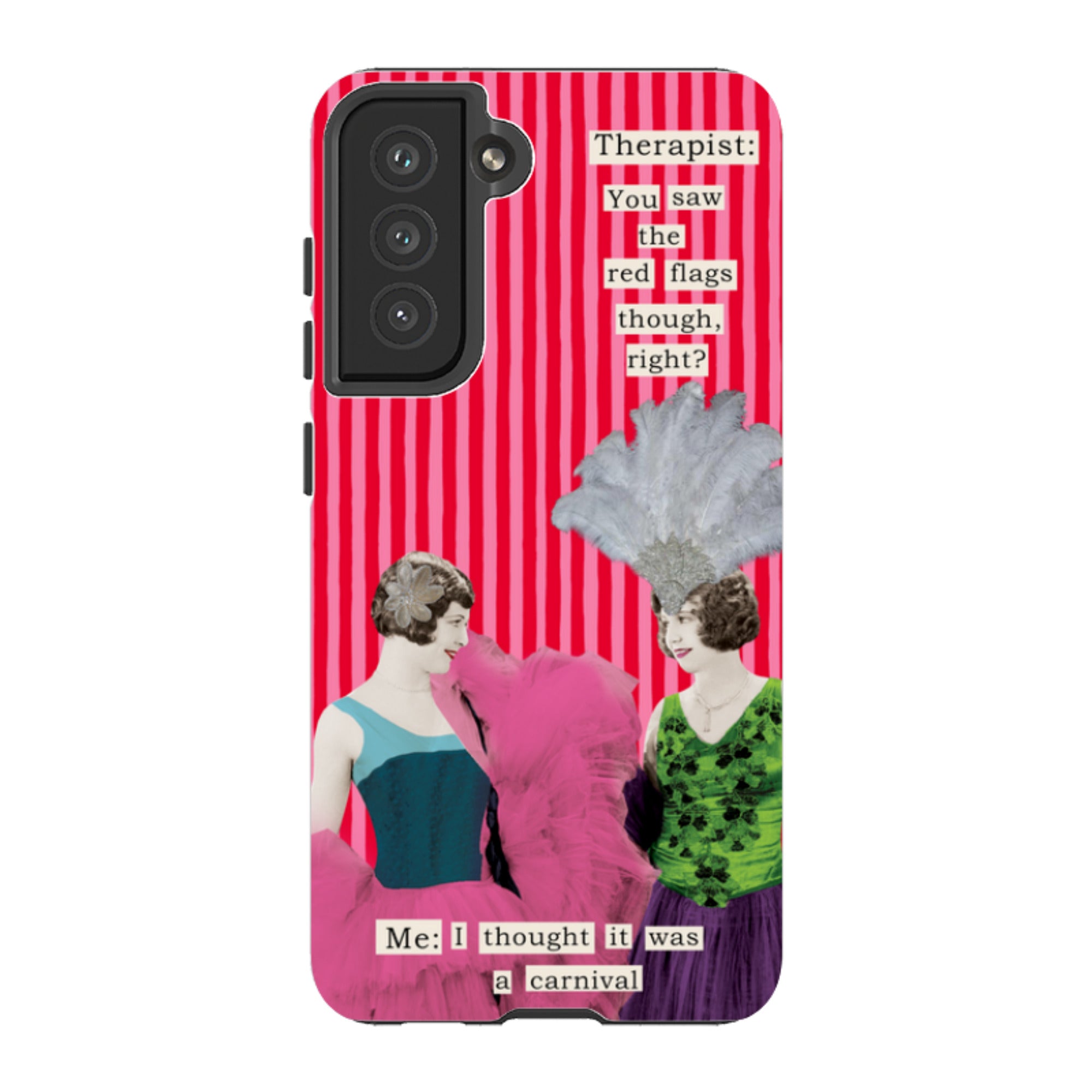 Samsung Tough Case - Therapist Red Flag By Clare Jordan