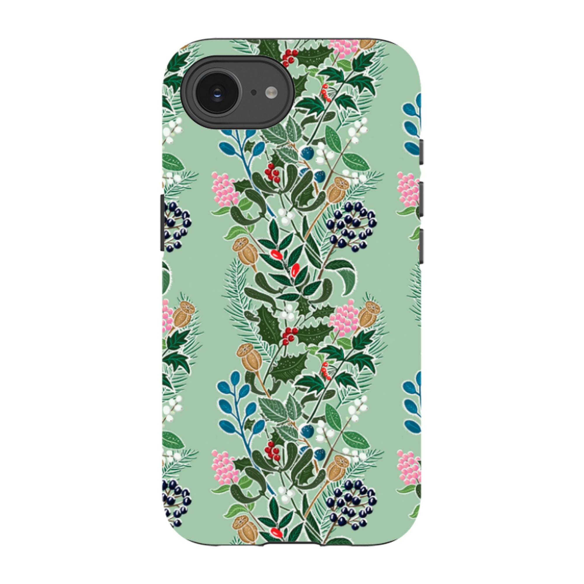 iPhone Tough Case - Winter Hedge-1 By kate Heiss