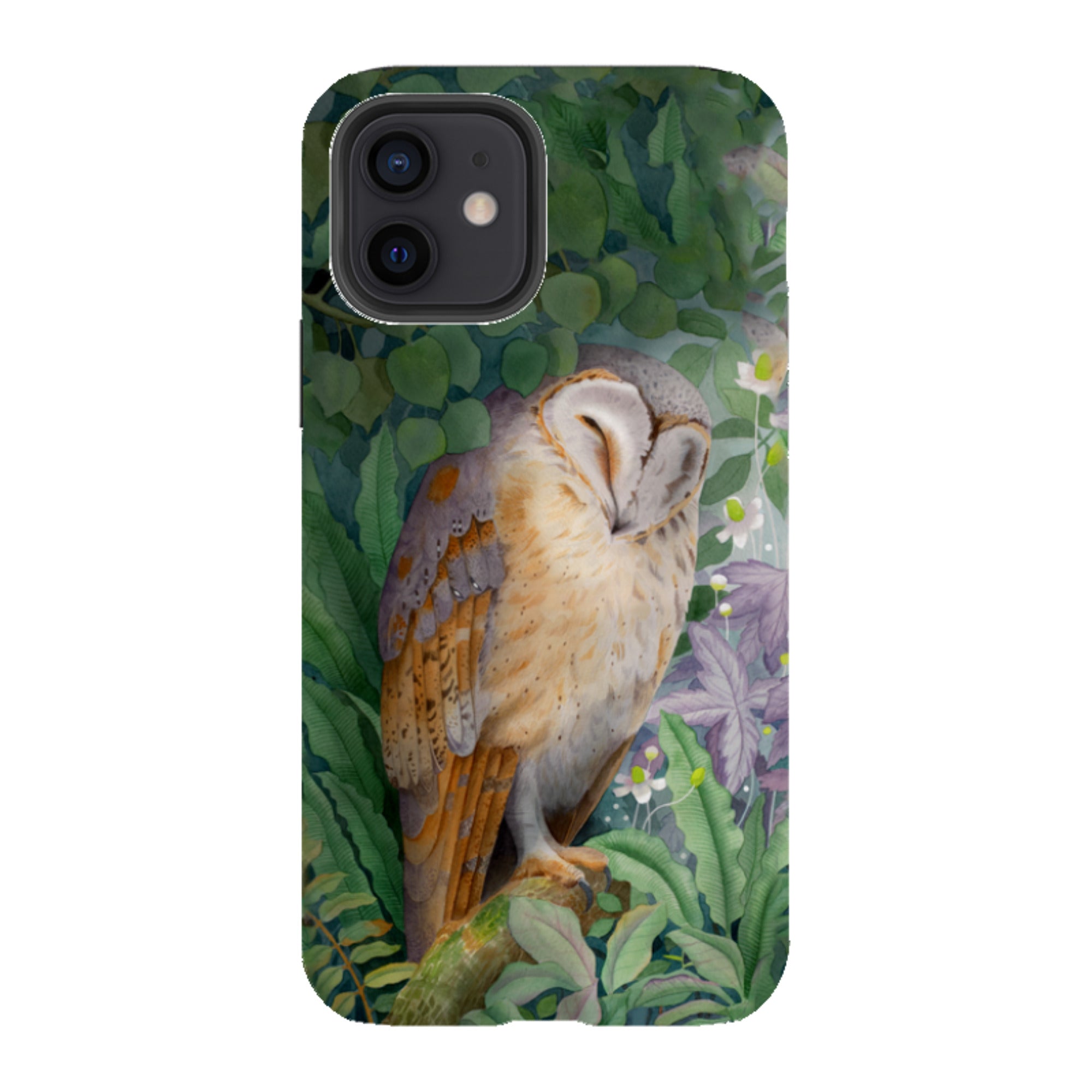 iPhone Tough Case - Sleepy Owl By Bex Parkin