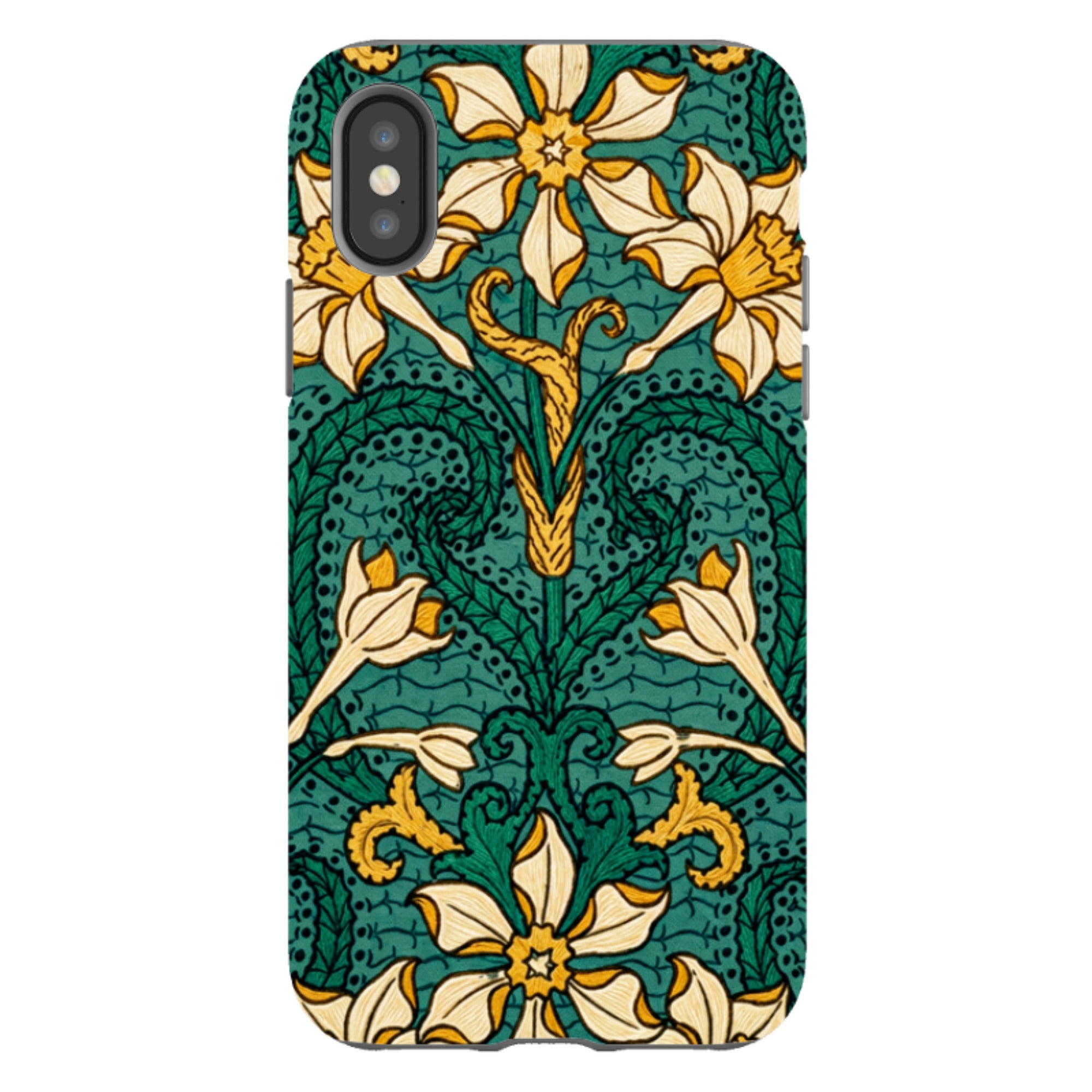 iPhone Tough Case - Nouveau Daffodil Floral