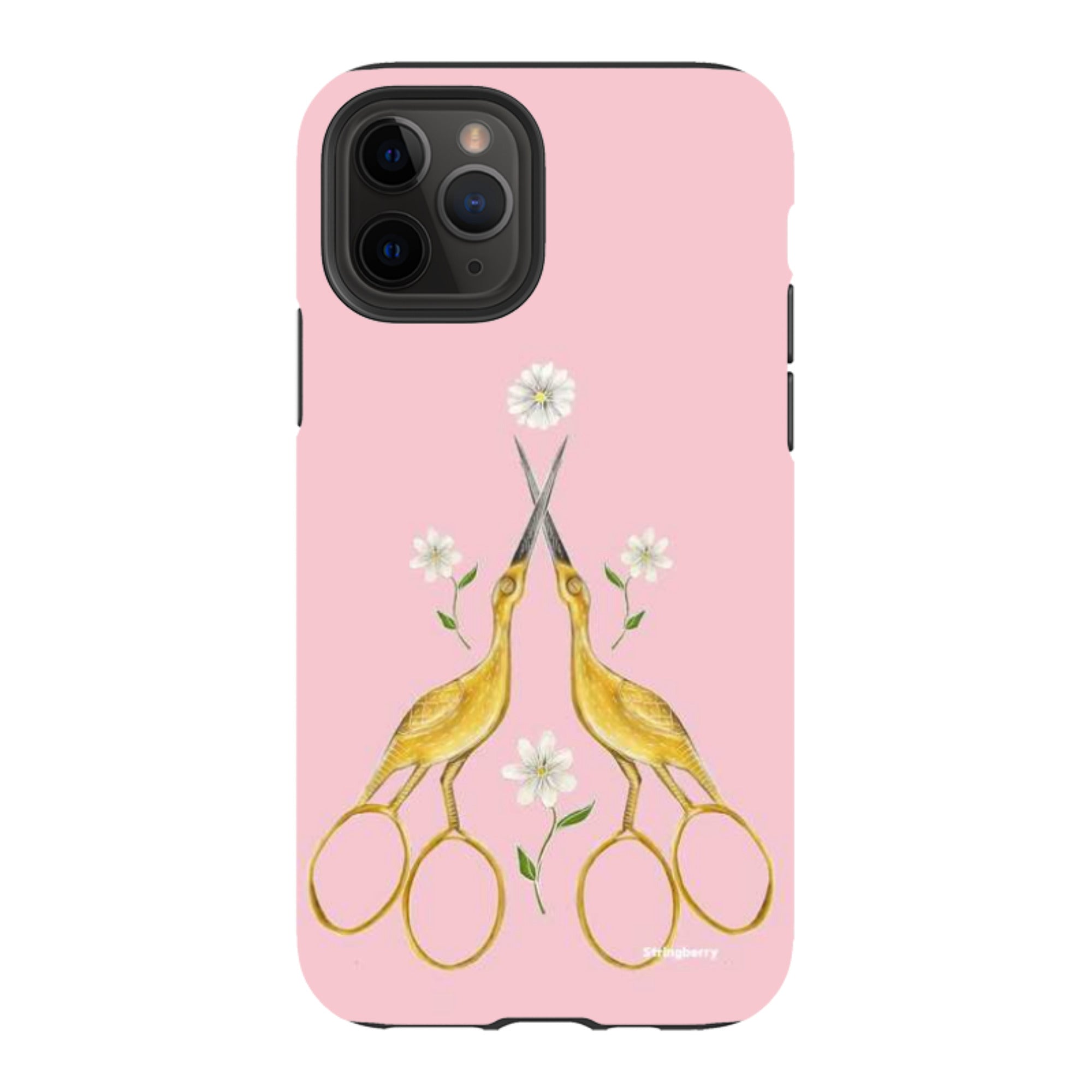 iPhone Tough Case - Heron Scissors By Catherine Rowe