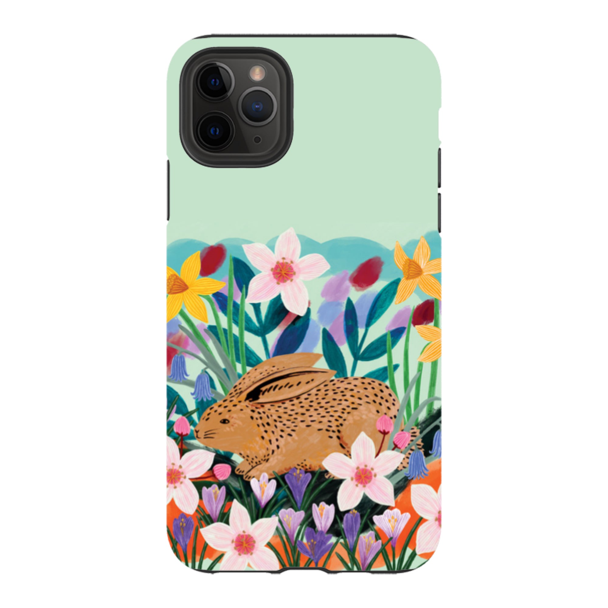 iPhone Tough Case - Spring Bunny By Lee Foster Wilson