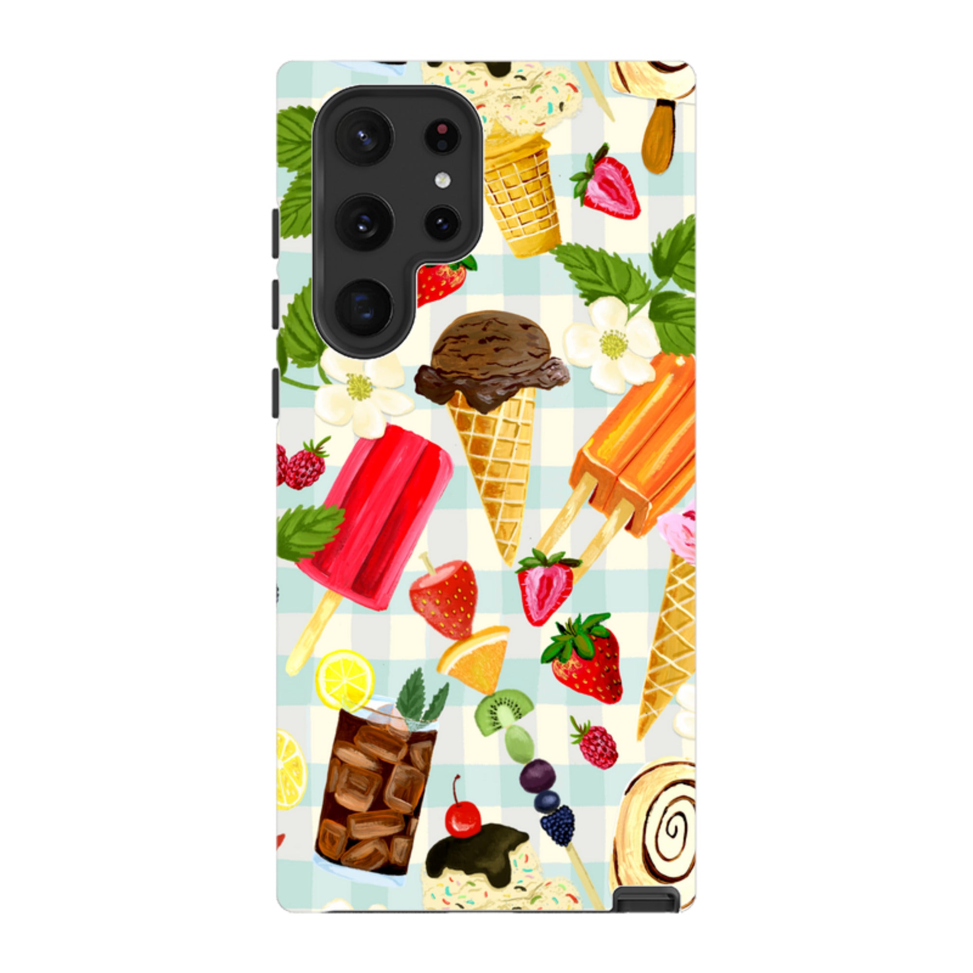 Samsung Tough Case - Ice Floral By Abby Jacobs