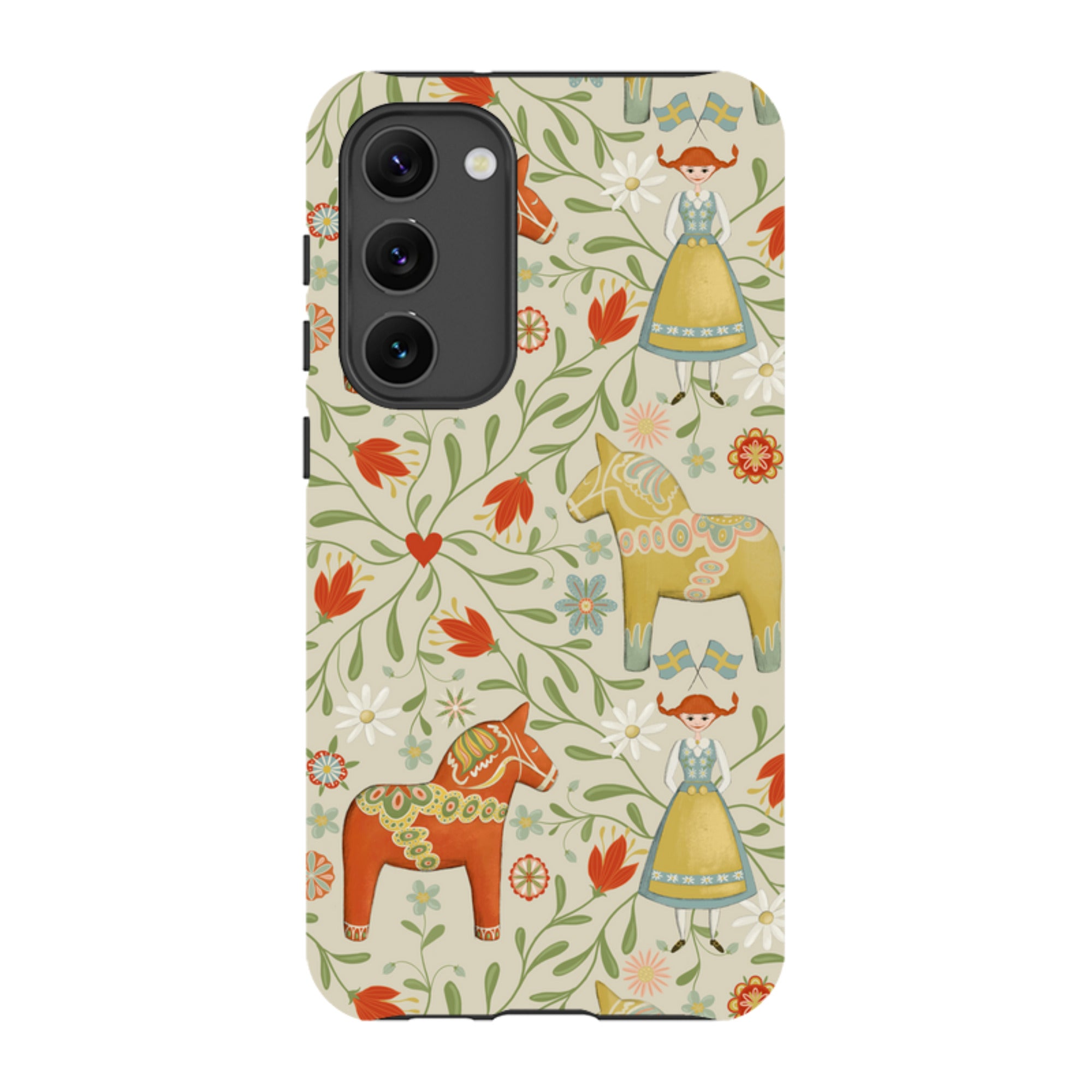 Samsung Tough  Case - Dala Horse By Maja Lindberg
