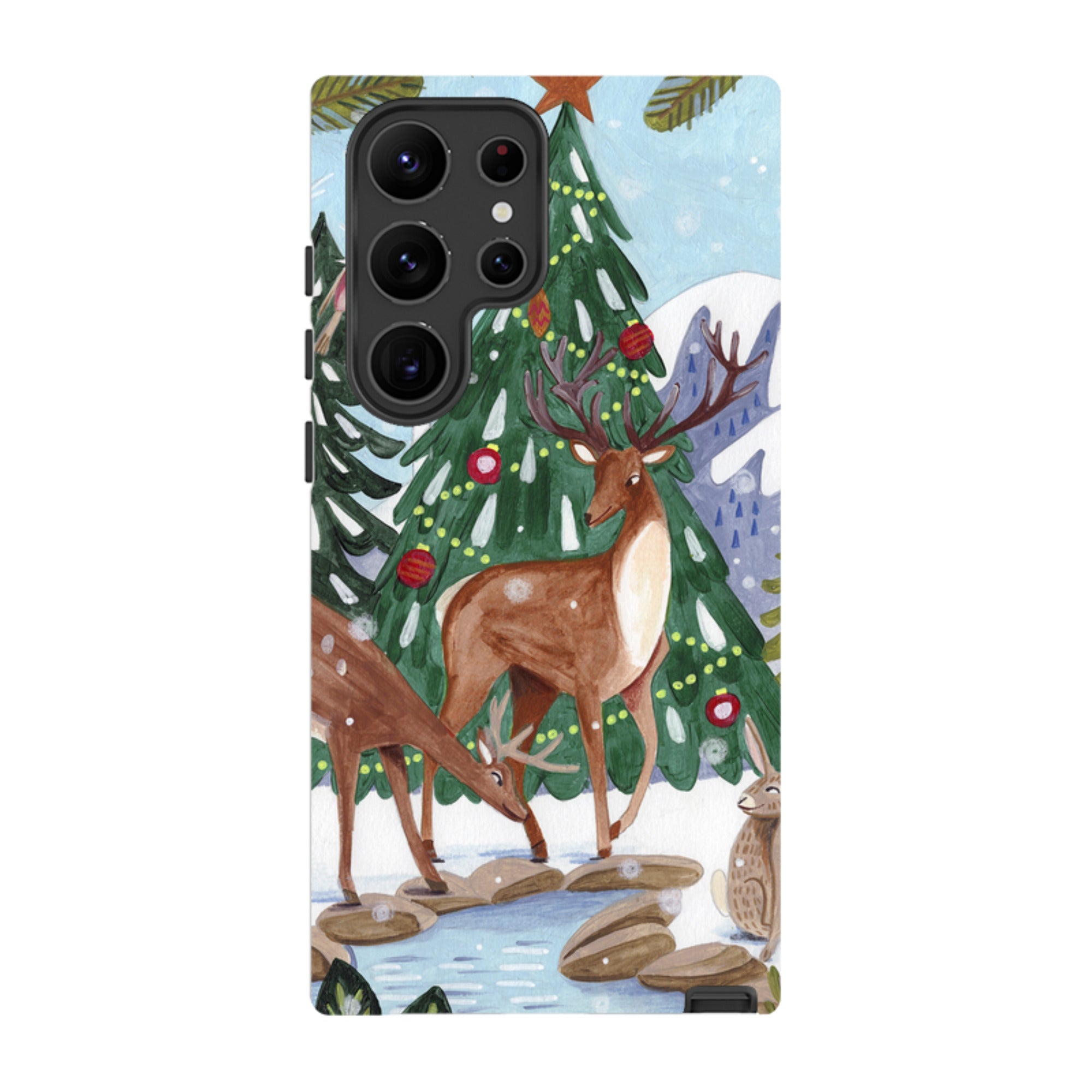 Samsung Tough Case - Winter Forest By Caroline Bonne Muller
