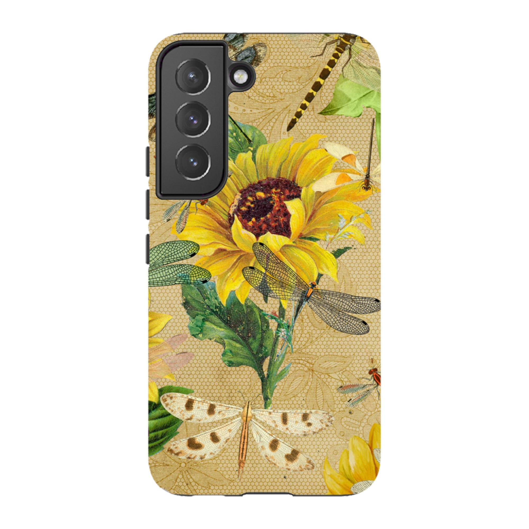 Samsung Tough Case - Dragonflies And Sunflowers
