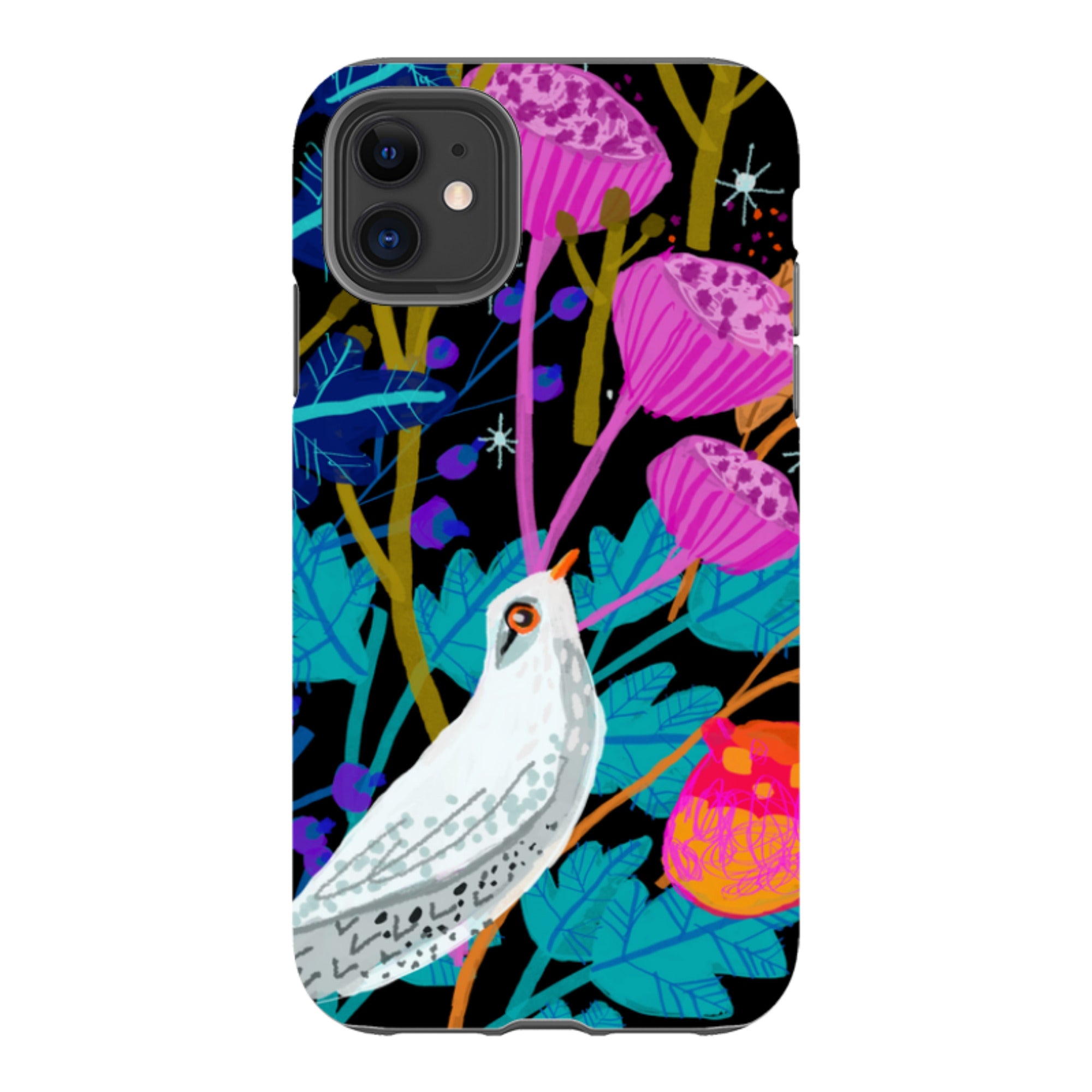iPhone Tough Case - White Bird By Claire West
