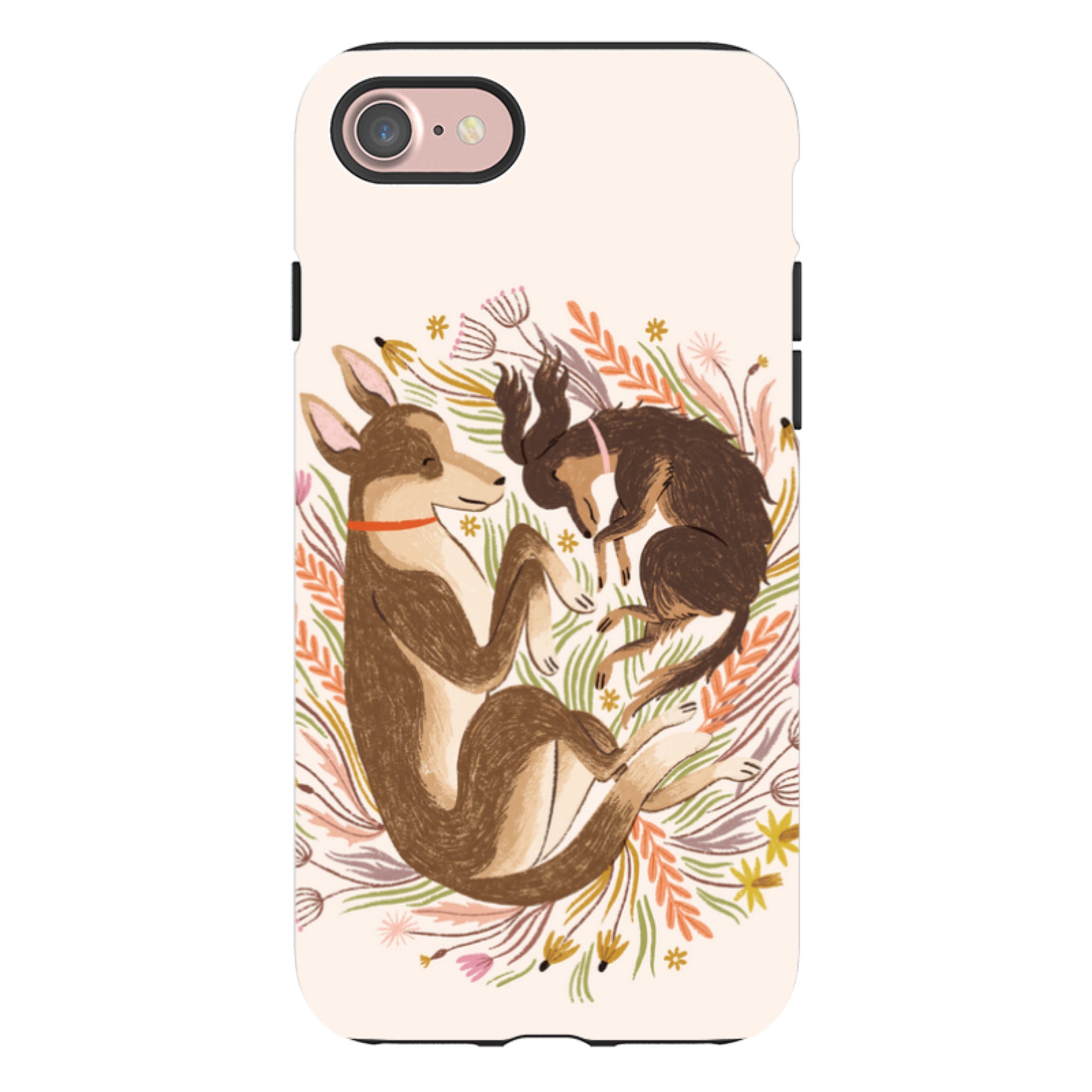 iPhone Tough Case - No Better Dream (Dogs) By Meghann Rader